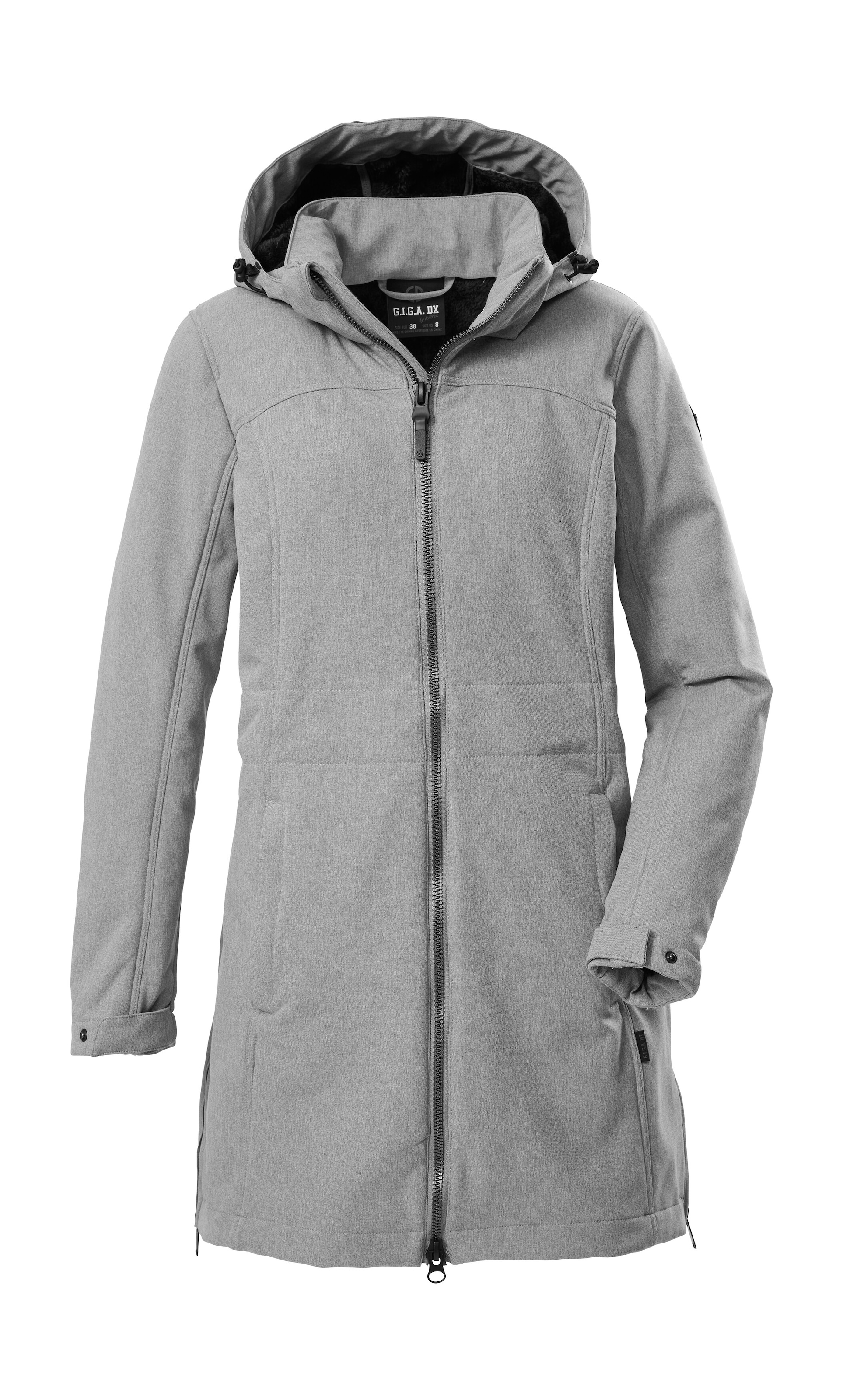 G.I.G.A. DX by killtec Parka softshell »GW 34 WMN SFTSHLL PRK« parka softshell femme déperlante et coupe-vent avec doublure polaire