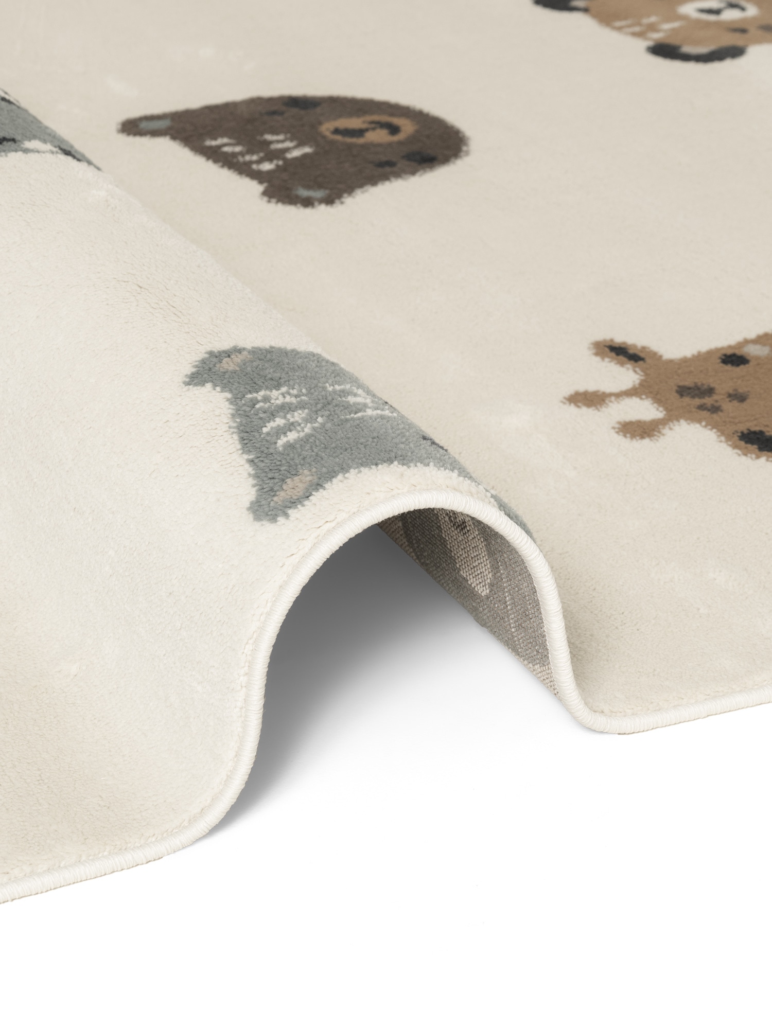 HANSE Home Kinderteppich »Tiny Zoo« rechteckig 10 mm Höhe Pflegeleicht, Weich, Kinderzimmer, Spielteppich, Spielunterlage