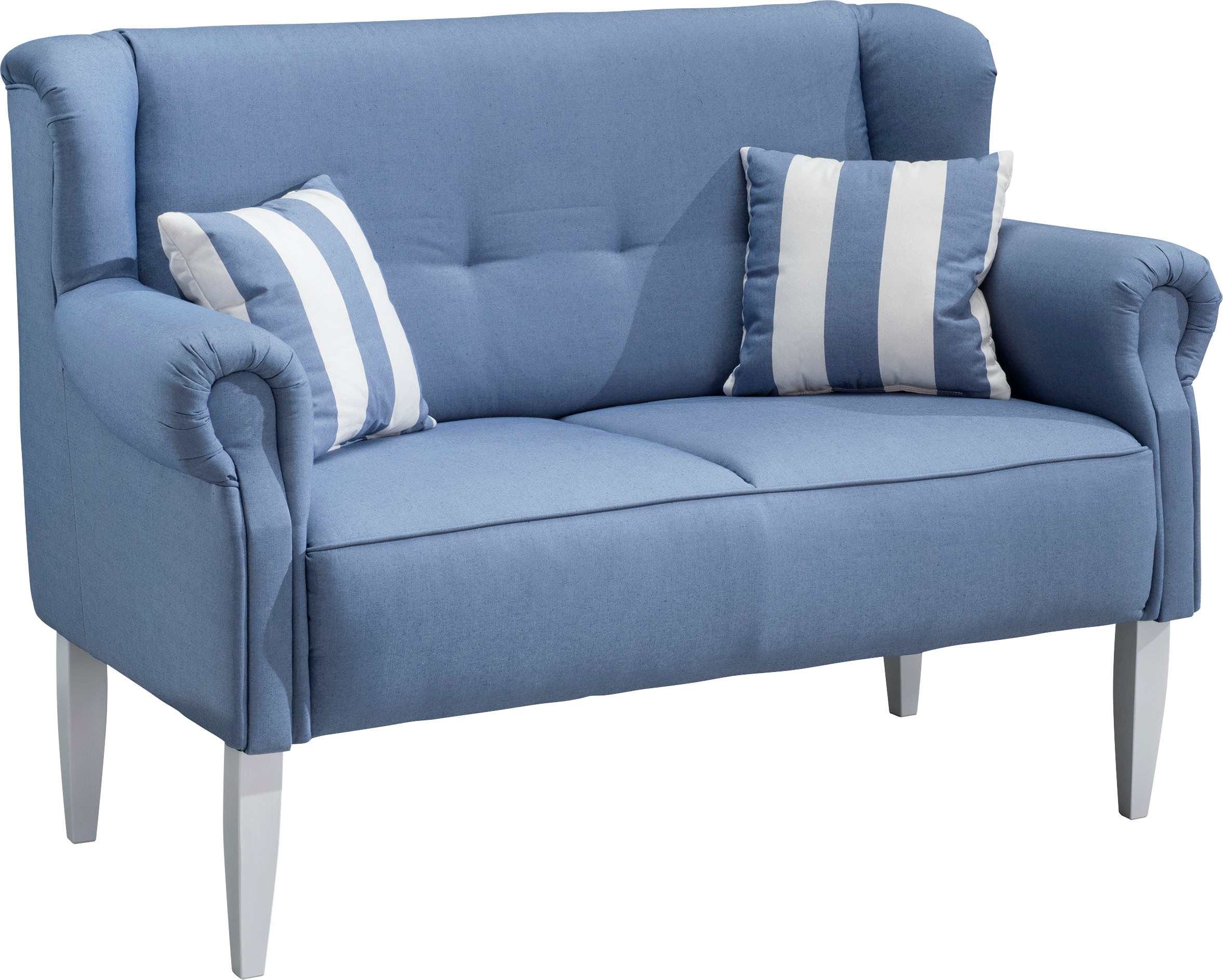 Home affaire Küchensofa »Moro« inkl. 2 Stk. Zierkissen gestreift, verschiedenen Stoffe und Farben