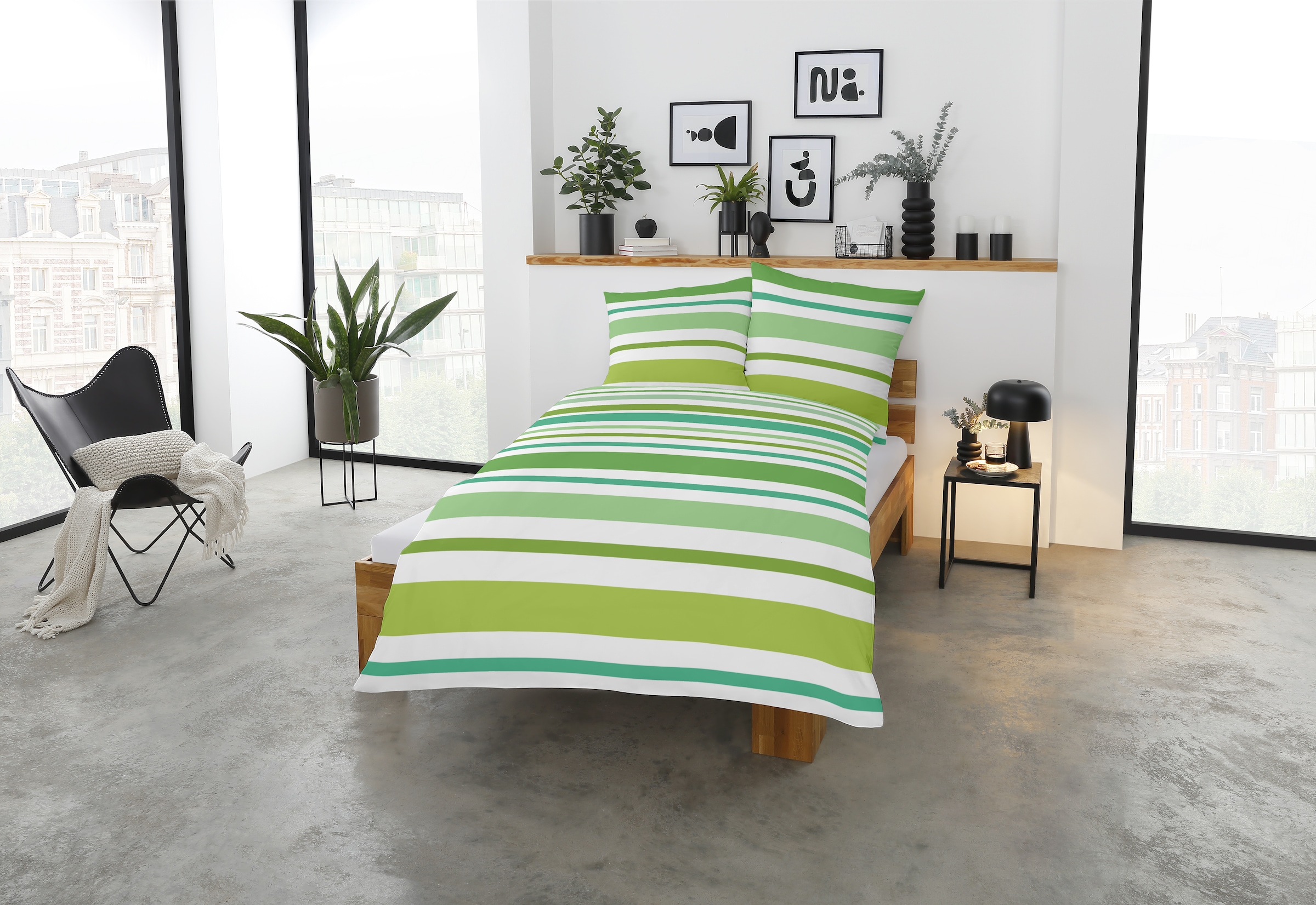 CASATEX Bettwäsche »Banda« 2 tlg. frische moderne Farben