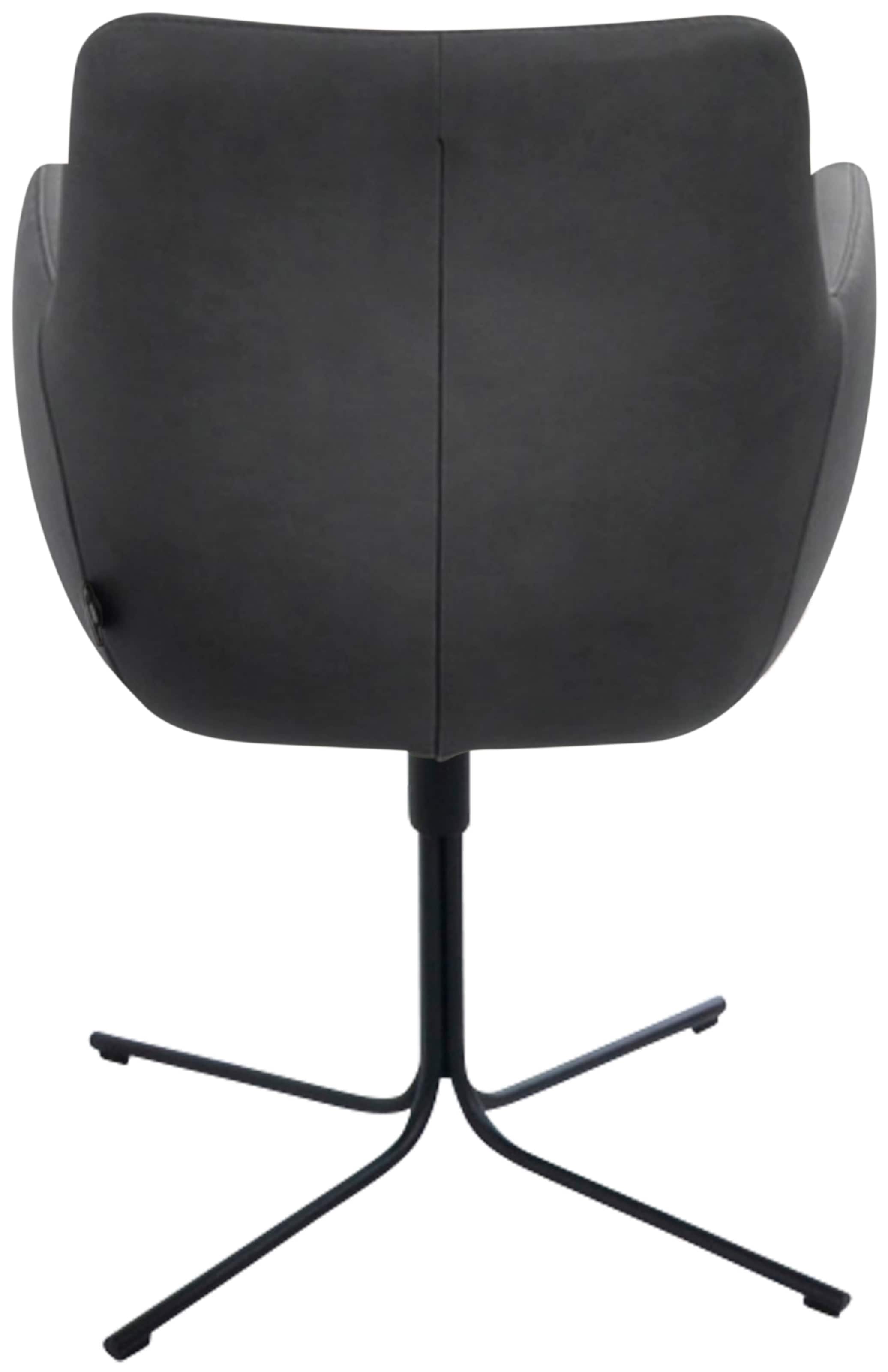 K+W Komfort & Wohnen Chaise de salle à manger »Pego Drehstuhl« () piètement fin à 4 pieds en noir