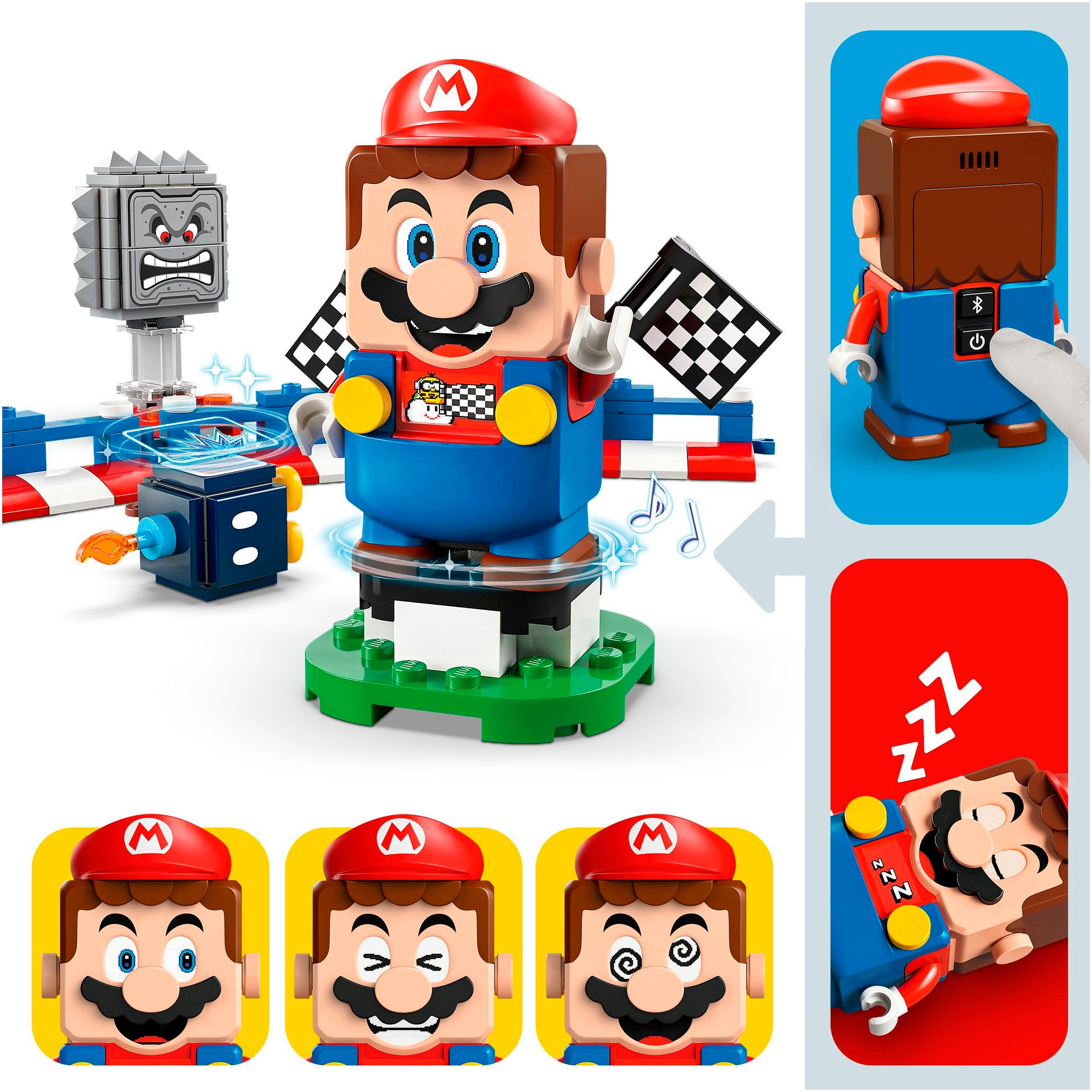 LEGO® Pions de construction »Mario Kart – Interaktiver LEGO Mario & Standard-Kart (72043)« LEGO Super Mario; Made in Europe