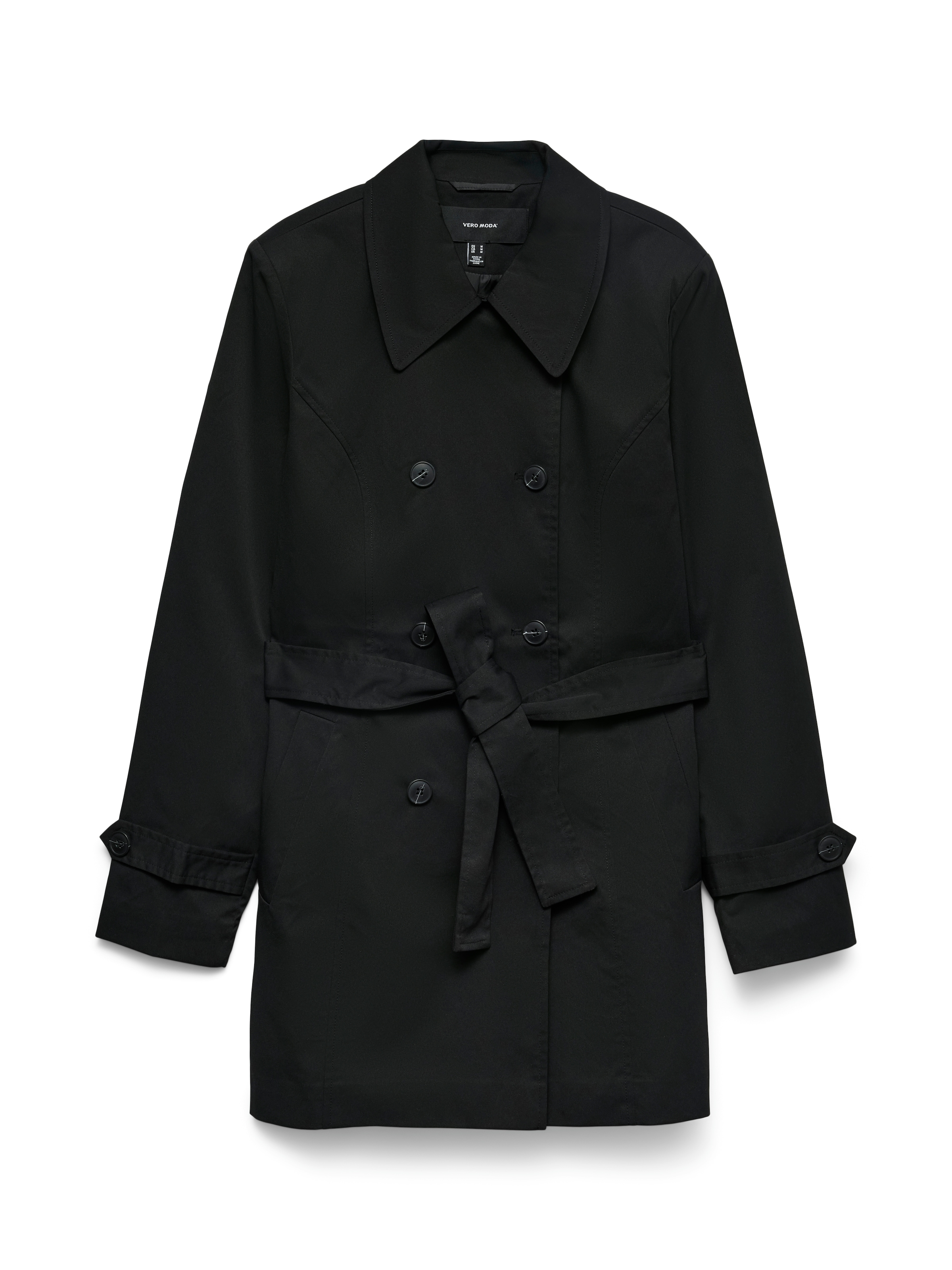Vero Moda Trenchcoat »VMCHELSEA OLIVIA TRENCHCOAT NOOS« kurzer 2-Reiher mit abnehmbarem Bindegürtel