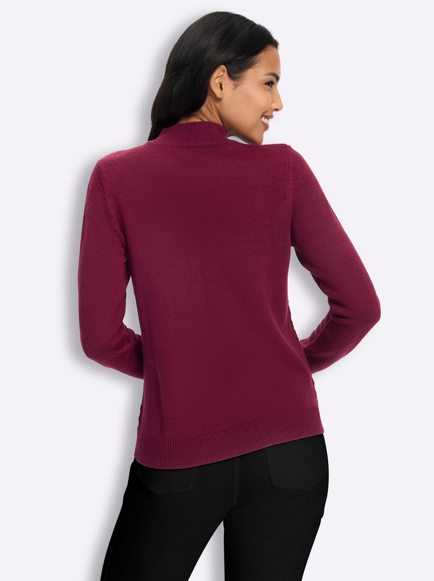 Classic Basics Pull à col montant »Stehkragen-Pullover«