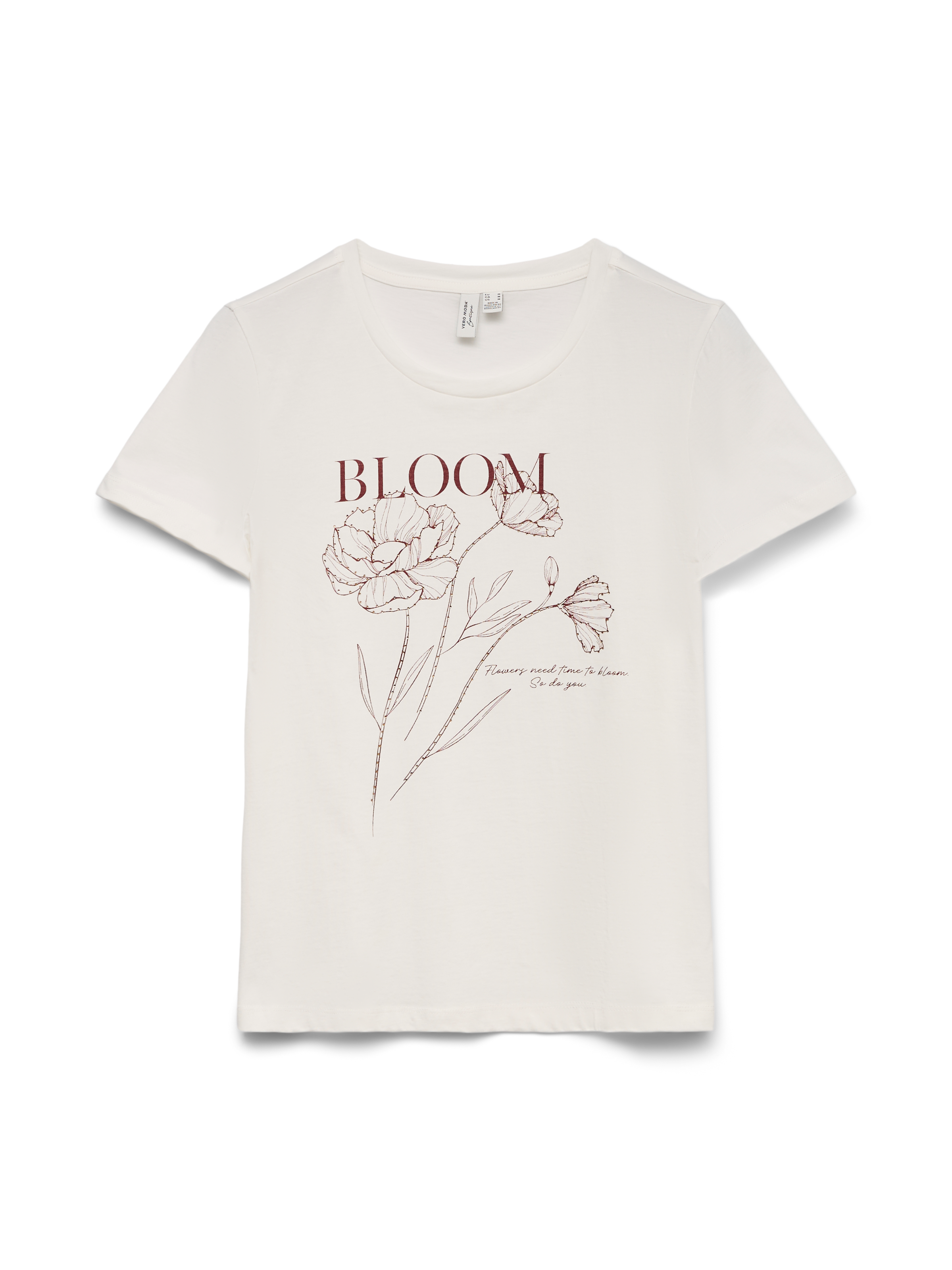 Vero Moda Kurzarmshirt »VMJILIADA S/S T-SHIRT JRS BTQ« Baumwolle