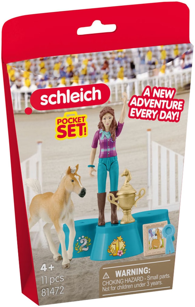 Schleich® Personnage de jeu »POCKET SET, Siegerehrung nach dem Turnier (81472)«