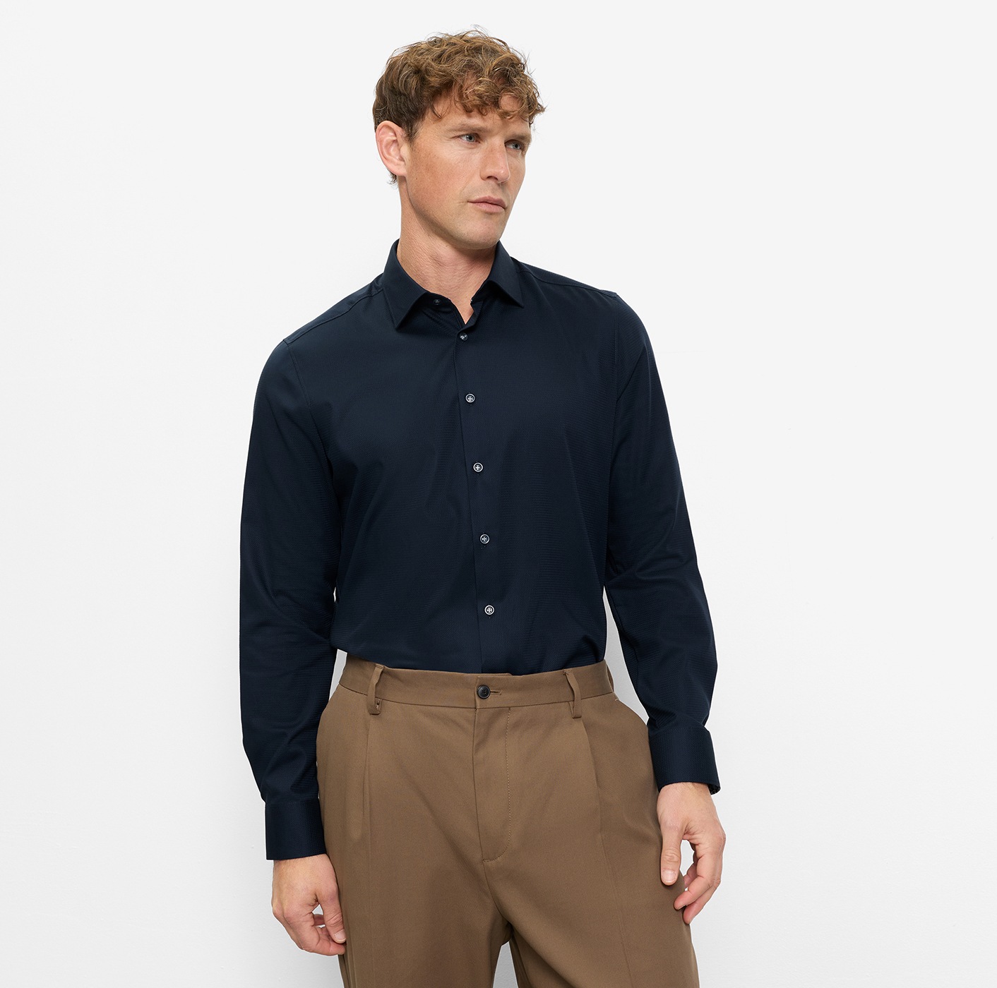 OLYMP Langarmhemd »Level Five« Businesshemd, body fit, Kentkragen