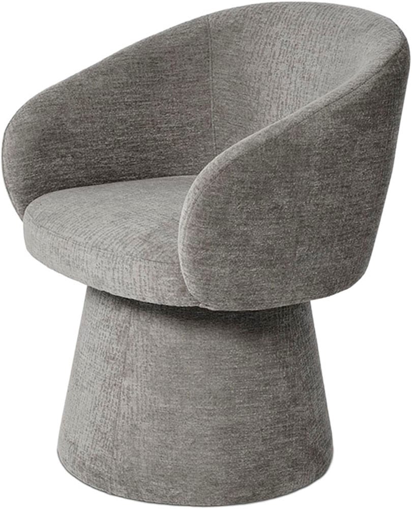 Jahnke Chaise avec accoudoirs »DUKE TWIST« () pivotant à 360°, rembourré, avec accoudoirs, pied conique recouvert de tissu