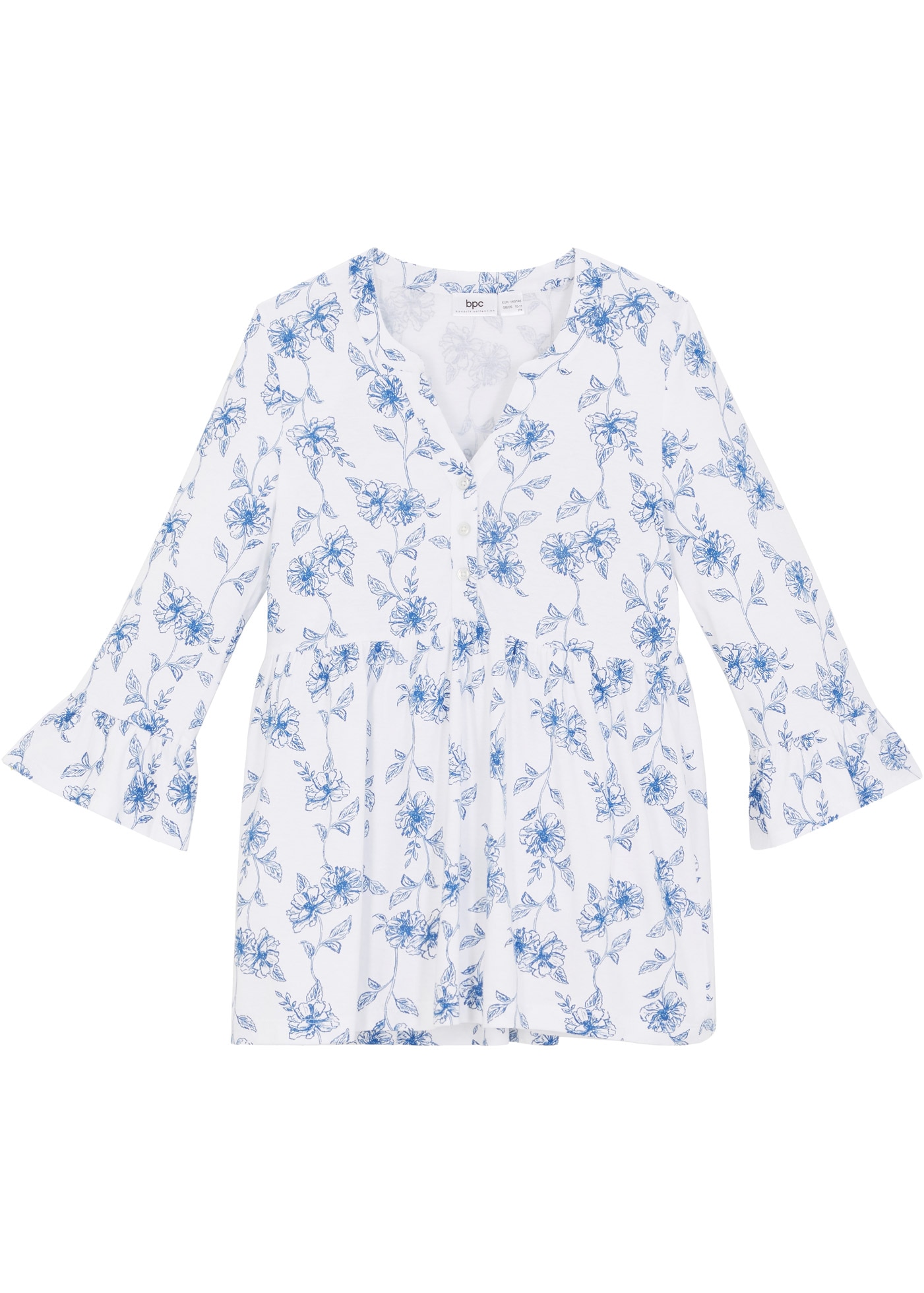 bonprix Tunique longue , Long-Tunika aus Viskose-Mix
