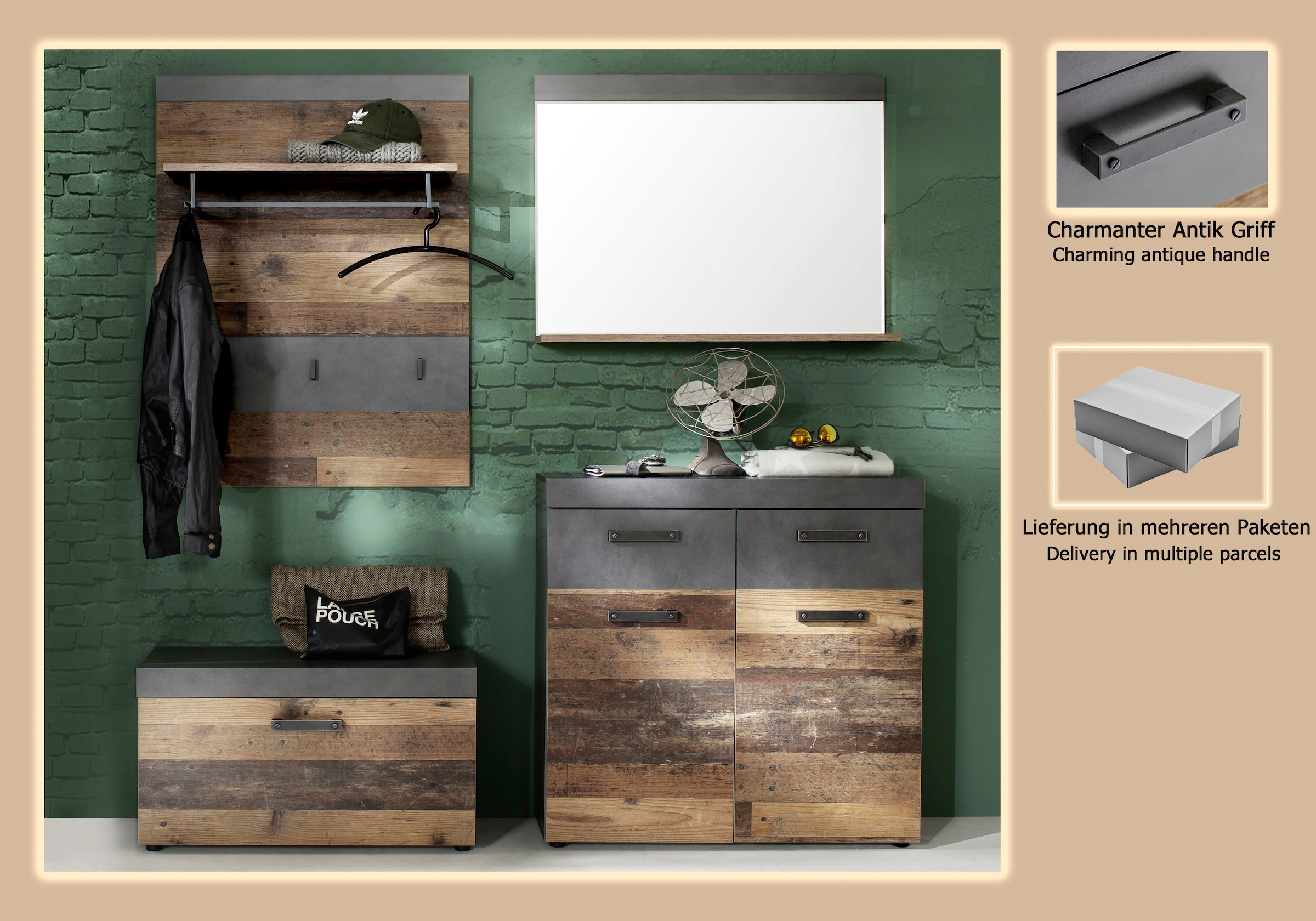 INOSIGN Ensemble de vestiaires »Ilana« Set, 4 cuis tlg.