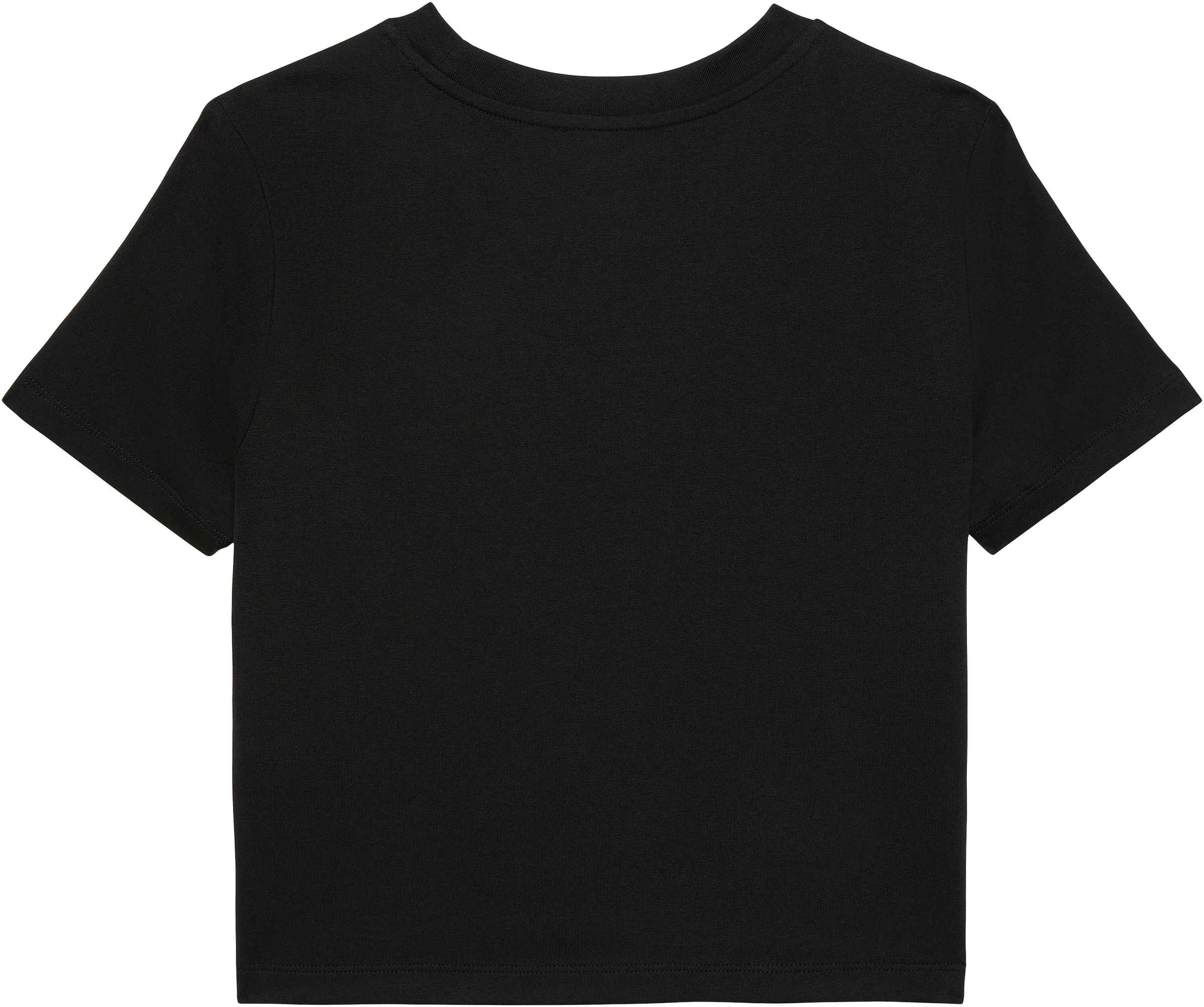 Calvin Klein Jeans T-shirt »LOGO CROPPED TEE« Regular fit mit Rundhalsausschnitt, mit Logoschriftzug