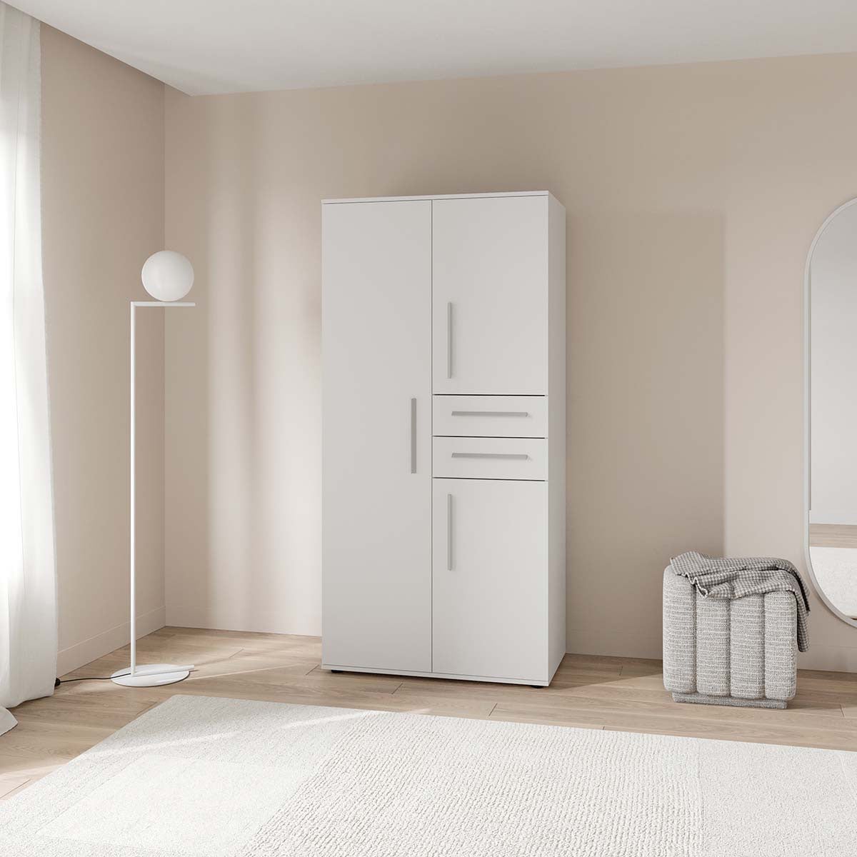 Demeyere GROUP Armoires à vêtements »Versatil« L/H/P env. 90x190x50 cm,  tiroirs à hauteur confortable, Made in France, armoire pour enfants