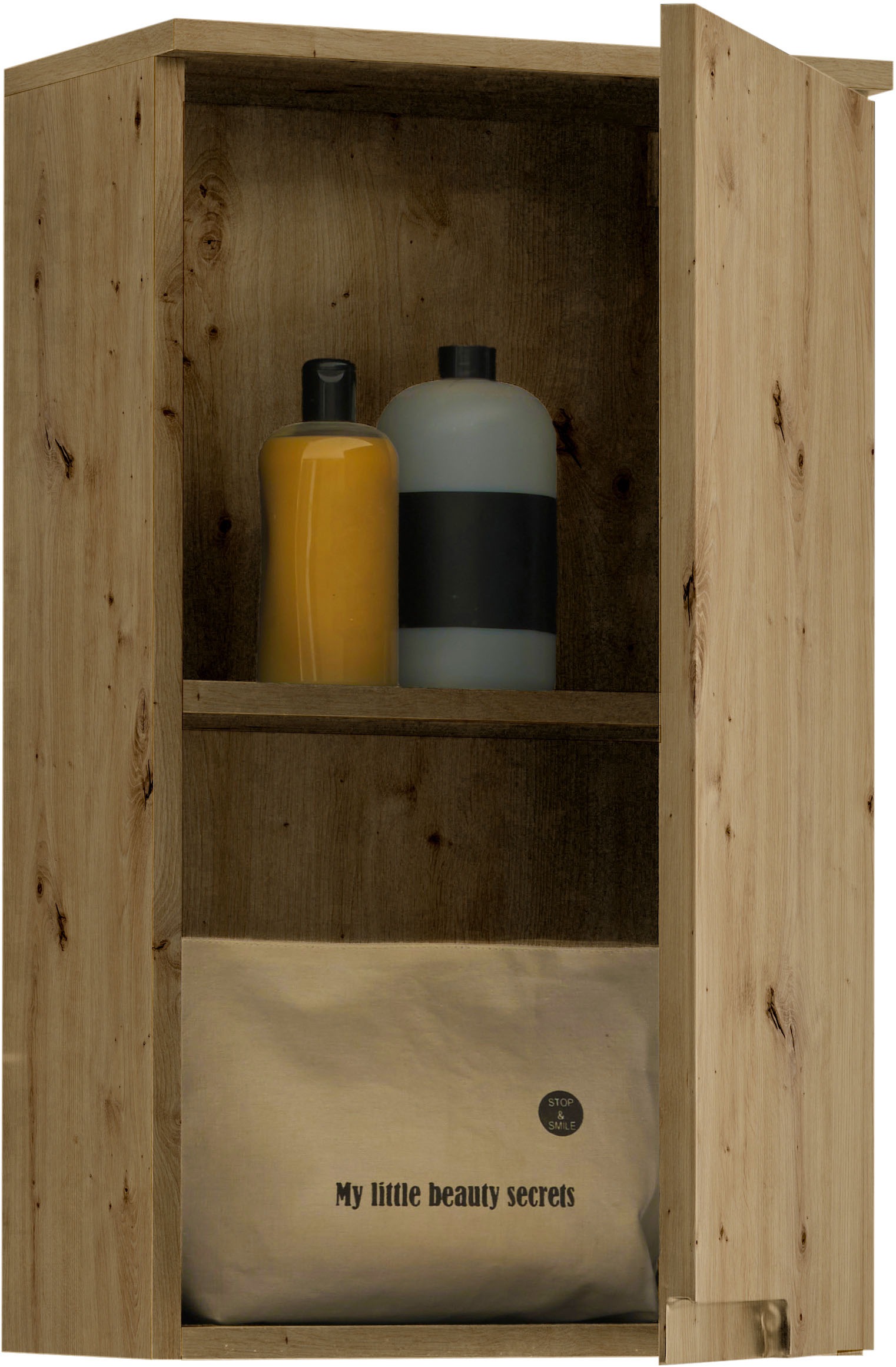 BASIC by Balculina Hängeschrank »Spice, Badezimmerschrank BxTxH 40x67x23 cm« 1 Stk. tlg. Breite 40 cm, Griffmulden