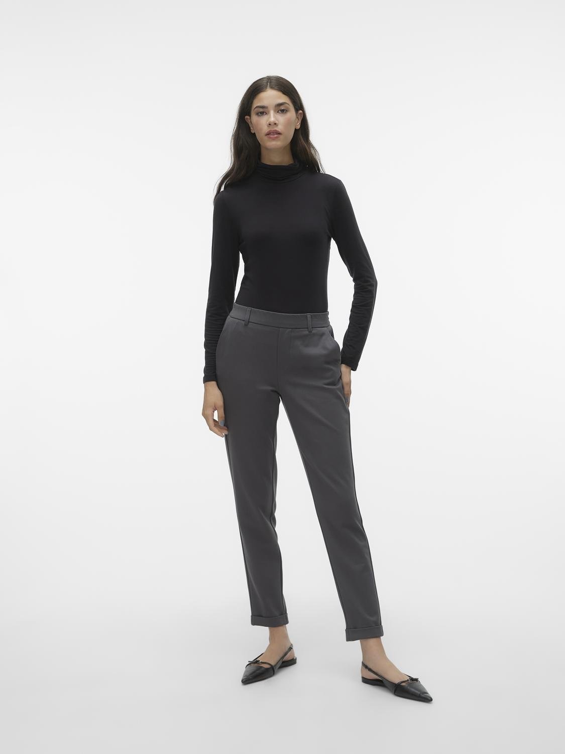 Vero Moda Anzughose »VMMAYA MR LOOSE SOLID PANT NOOS«  Materialmix