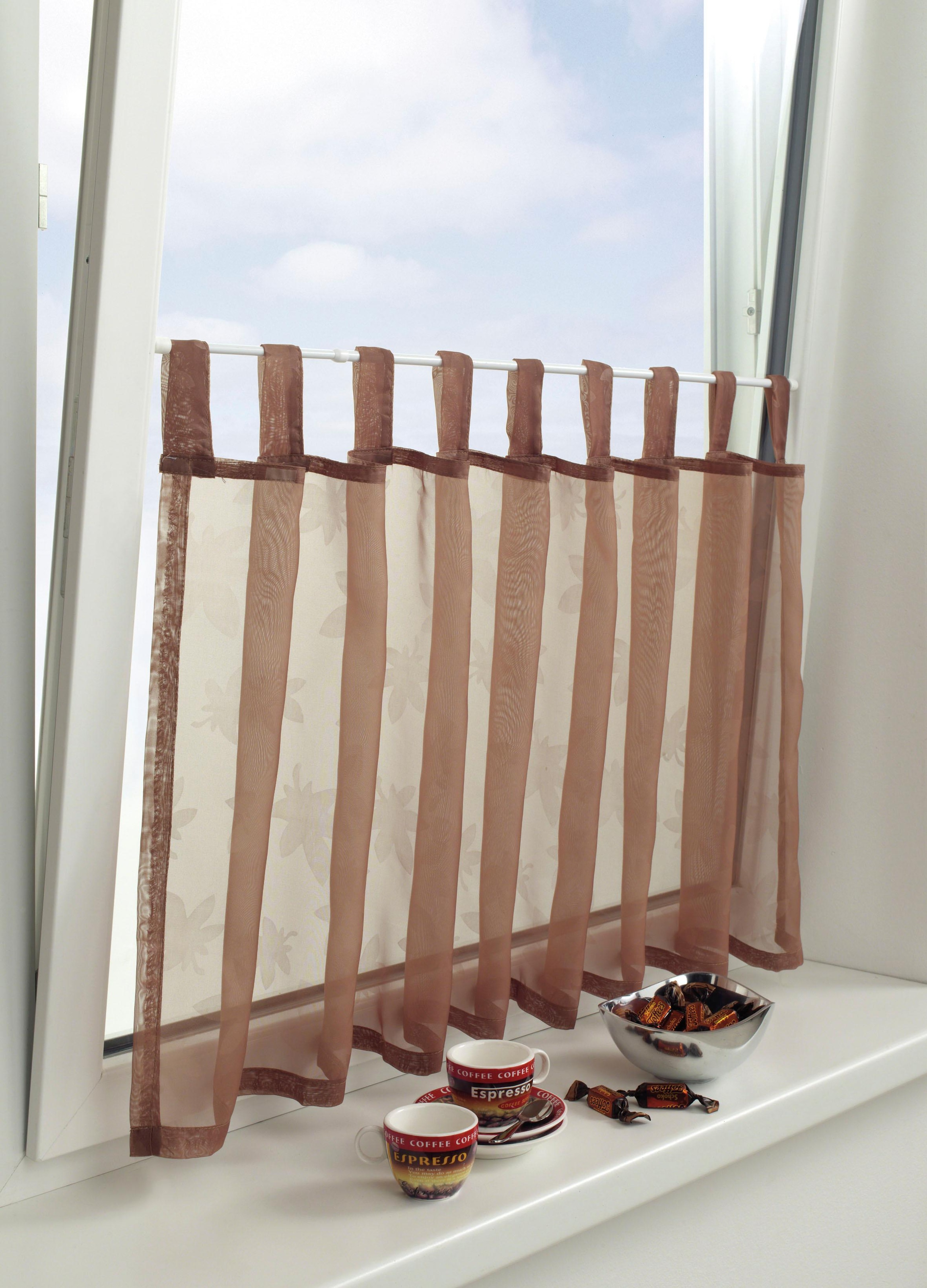 GARDINIA Barre à disques »Klemmstange mit Ausgleichskeil« Ø 8 mm 1 läufig-läufig ausdrehbar mit selbstklebendem Ausgleichskeil