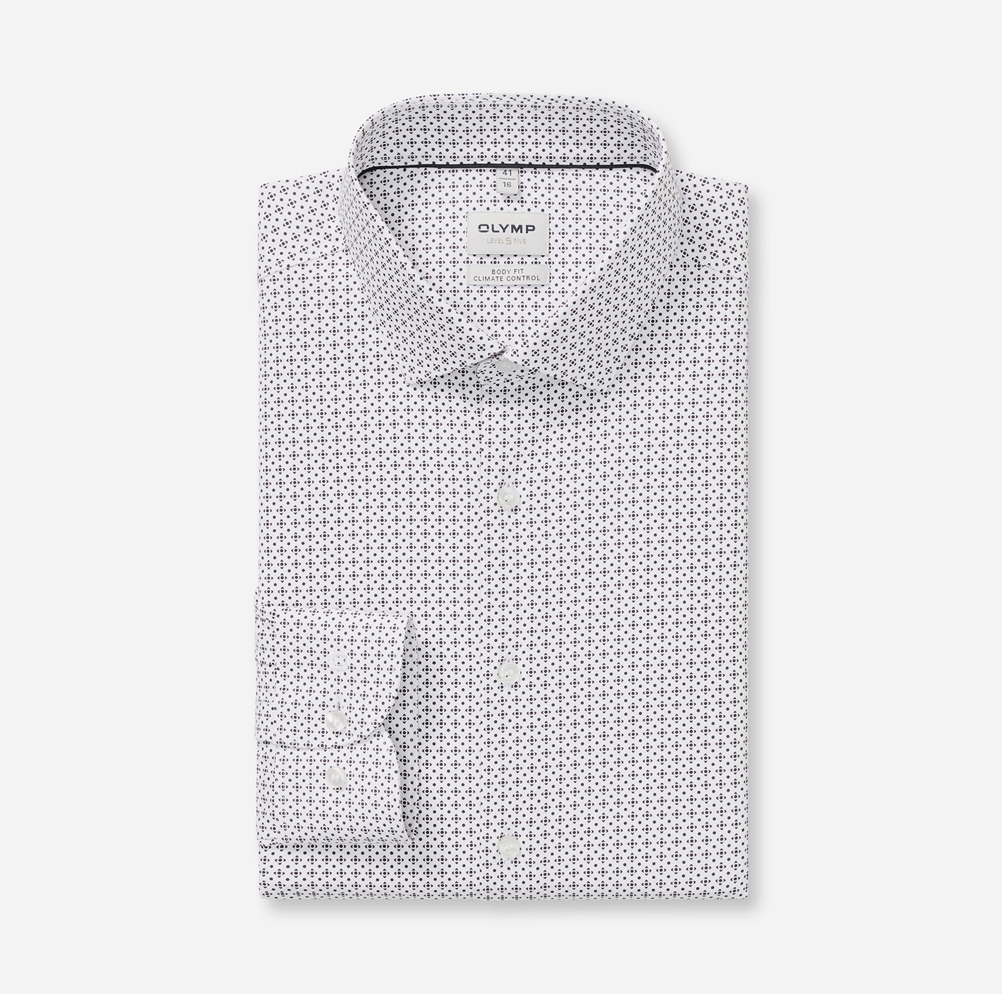 OLYMP Chemise à manches longues »Level Five« Businesshemd, body fit, Kentkragen, Climate Control