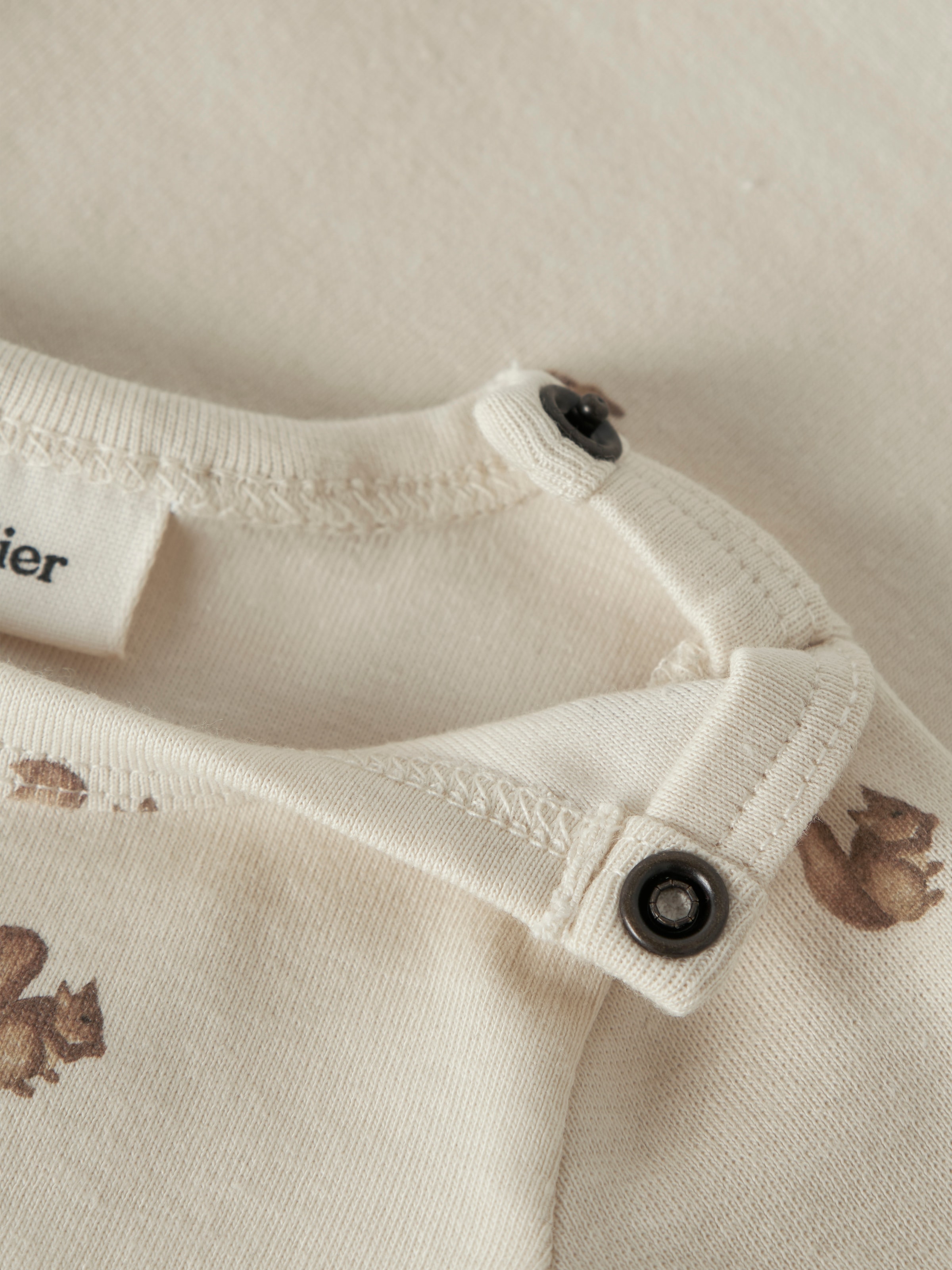 Lil' Atelier Body à manches longues »NBNLAYO KIM LS SLIM BODY LIL NOOS« mélange de coton