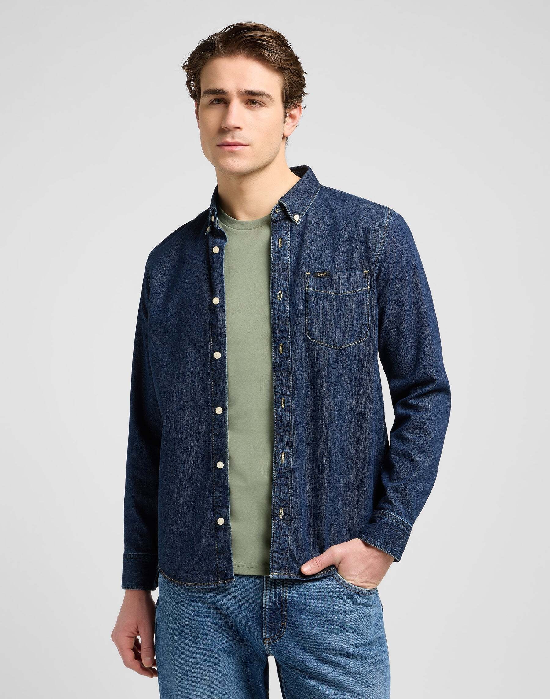 Lee® Jeanshemd »Lee Jeanshemd Lee Button Down«