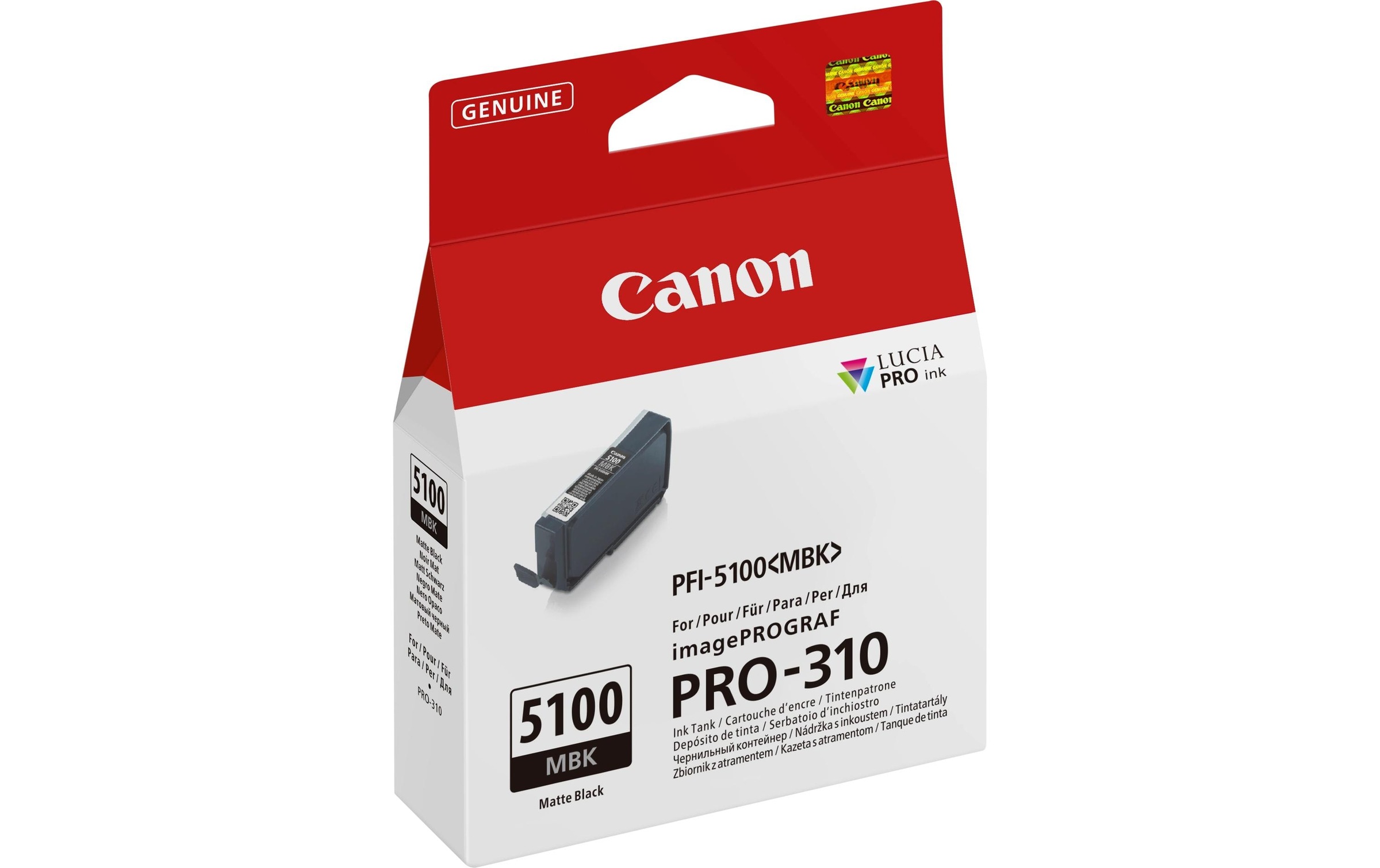 Canon Tintenpatrone »PFI-5100MBK Matte Black«