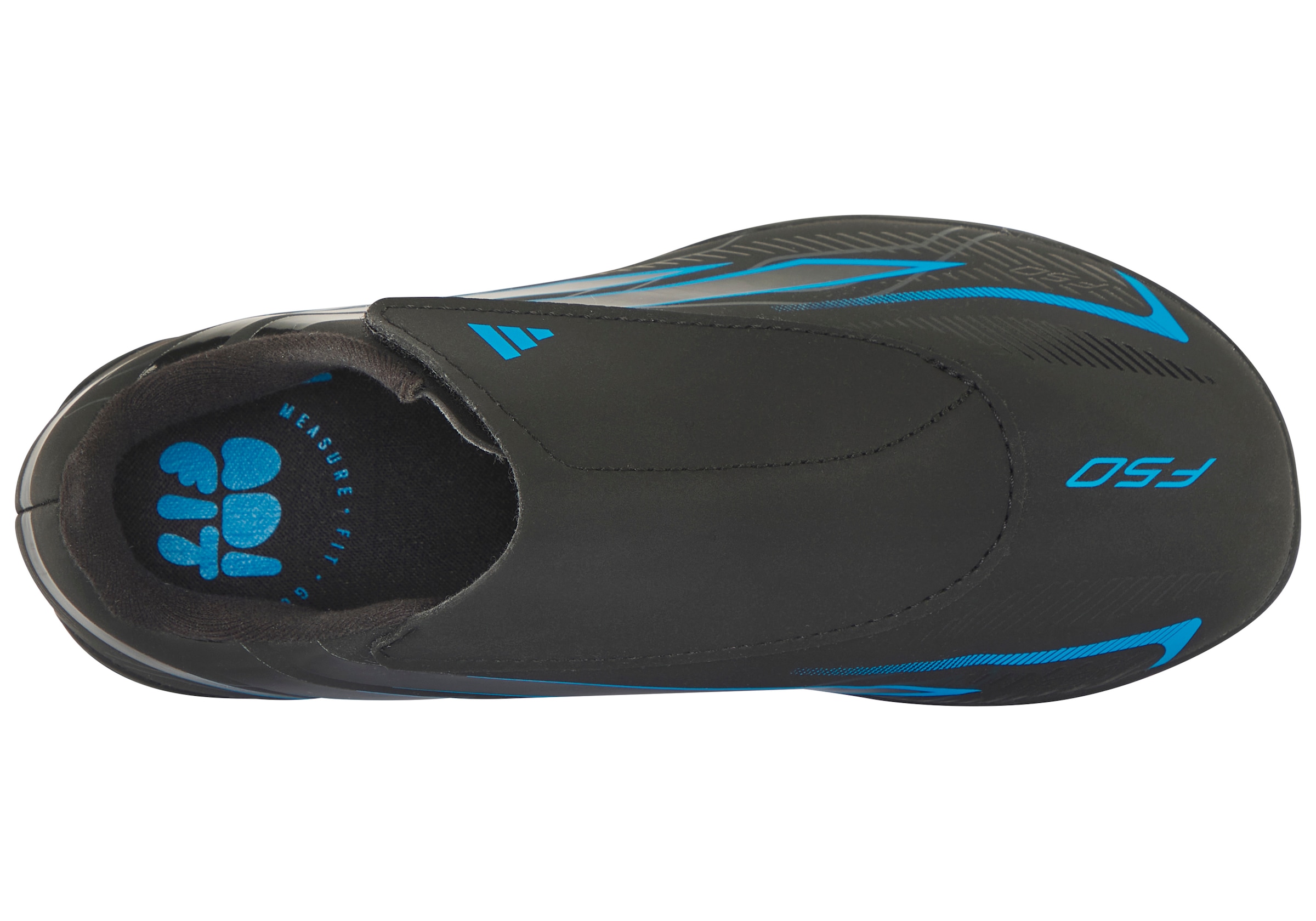 adidas Performance Chaussure de football »F50 HYPERFAST CLUB KIDS , NATURRASEN/GEMISCHTE BÖDEN, KLETTVERSCHLUSS«  adapté à de nombreux types de sols, pour adolescents et enfants