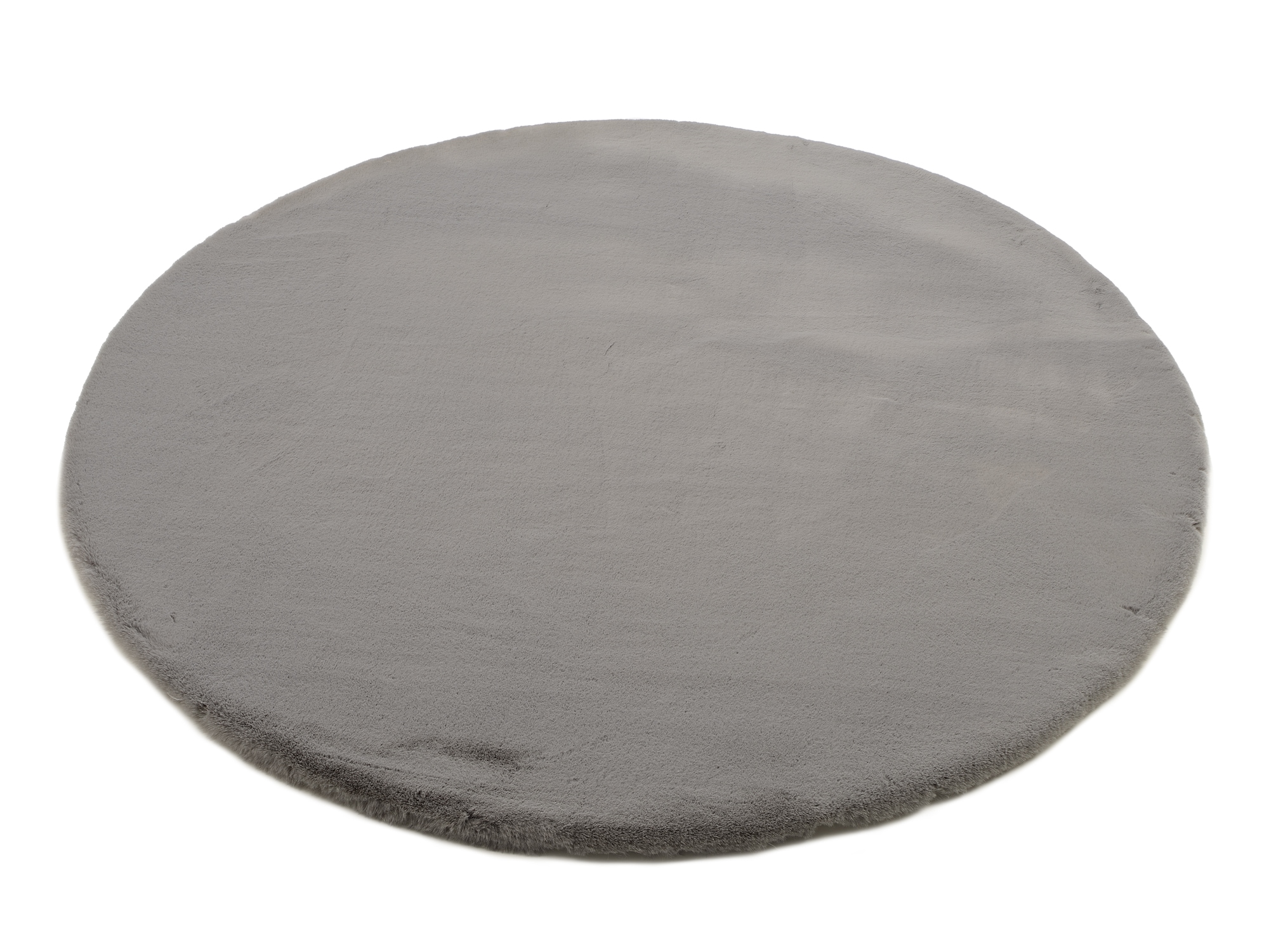 OCI DIE TEPPICHMARKE Hochflor-Teppich »ALISSA« rund 38 mm Höhe Kuschelig weicher Flor, Kaninchen Fell Haptik, getuftet