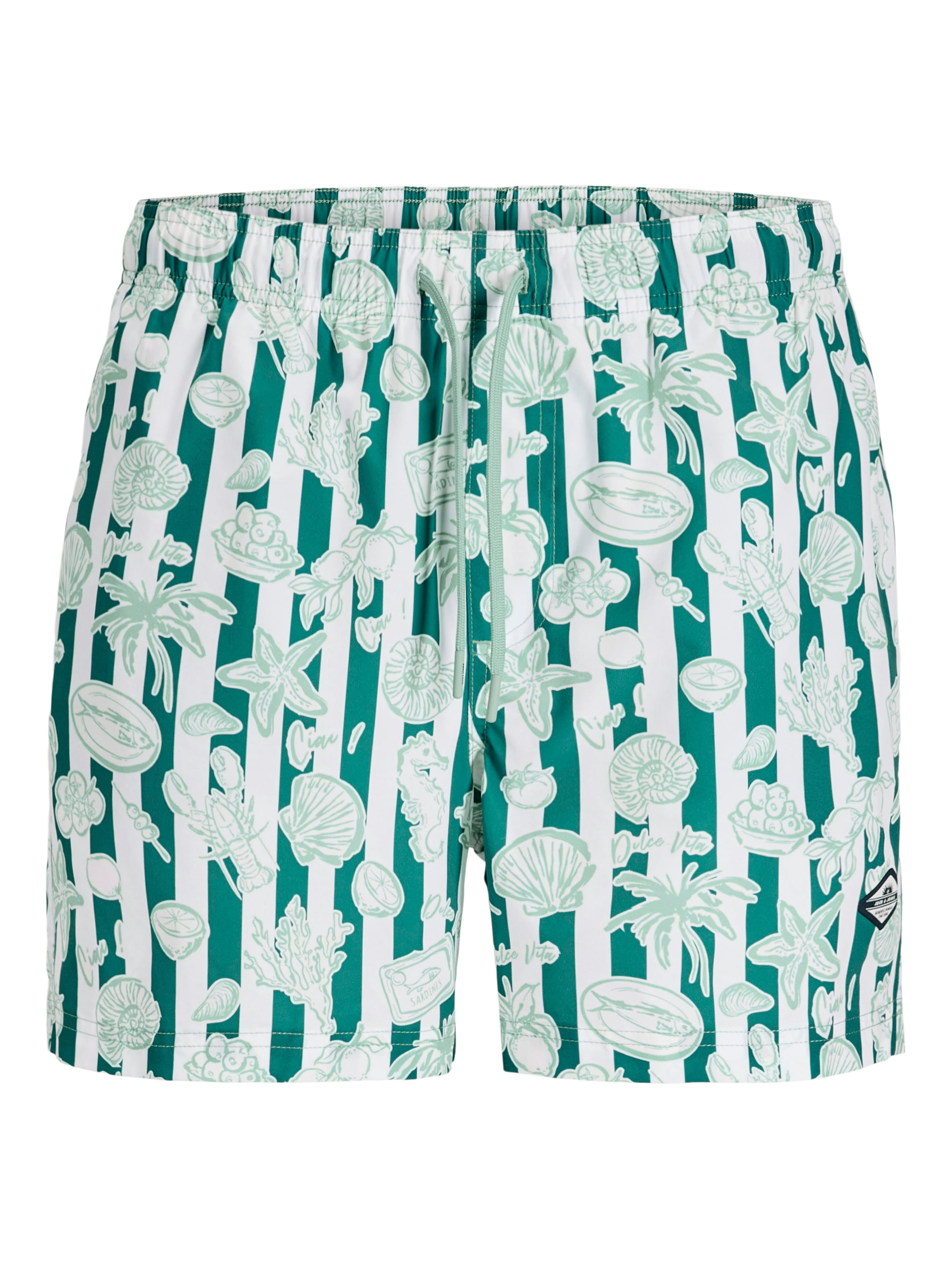 Jack & Jones Short de bain »JPSTMAUI VIBES NOVELTY AOP SWIM SHORT SN« fibre synthétique