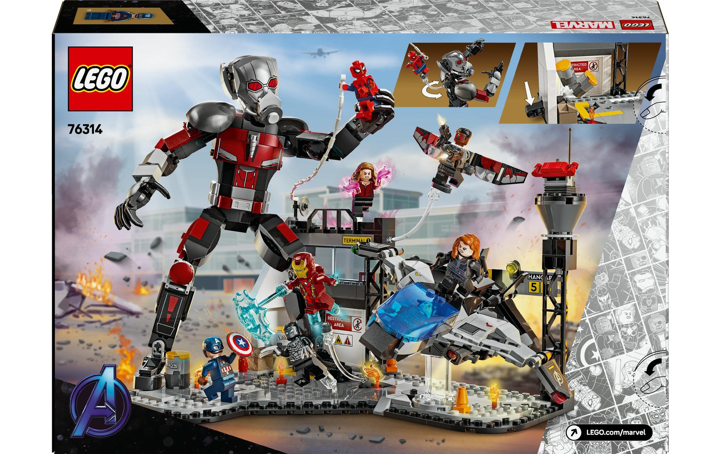 LEGO® Spielbausteine »Marvel Captain America: Civil War 76314«