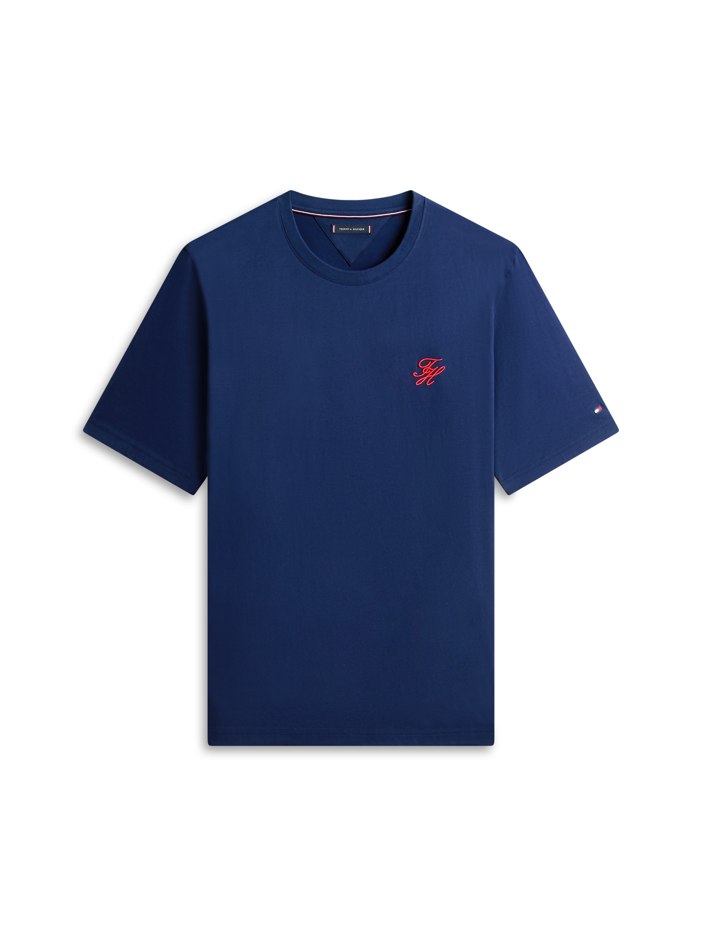 Tommy Hilfiger Big & Tall T-shirt »BT-SCRIPT MONOGRAM SWIMSHOP« grandes tailles, jersey, broderie logo