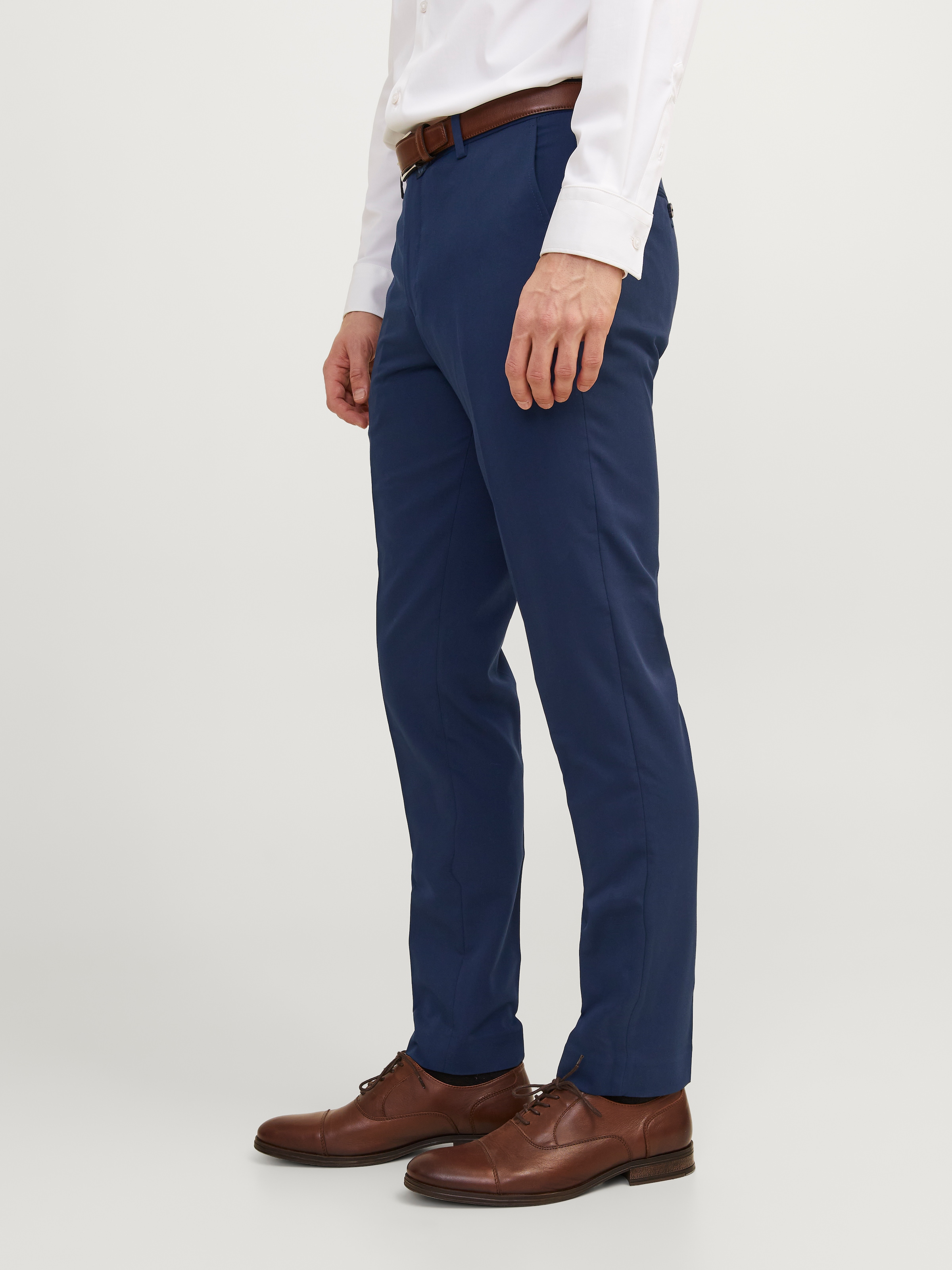 Jack & Jones Pantalon de costume »JPRFRANCO  Hose mit schmalem Bein und cleanem Look«  meliert, modisch, slim fit, Kunstfaser