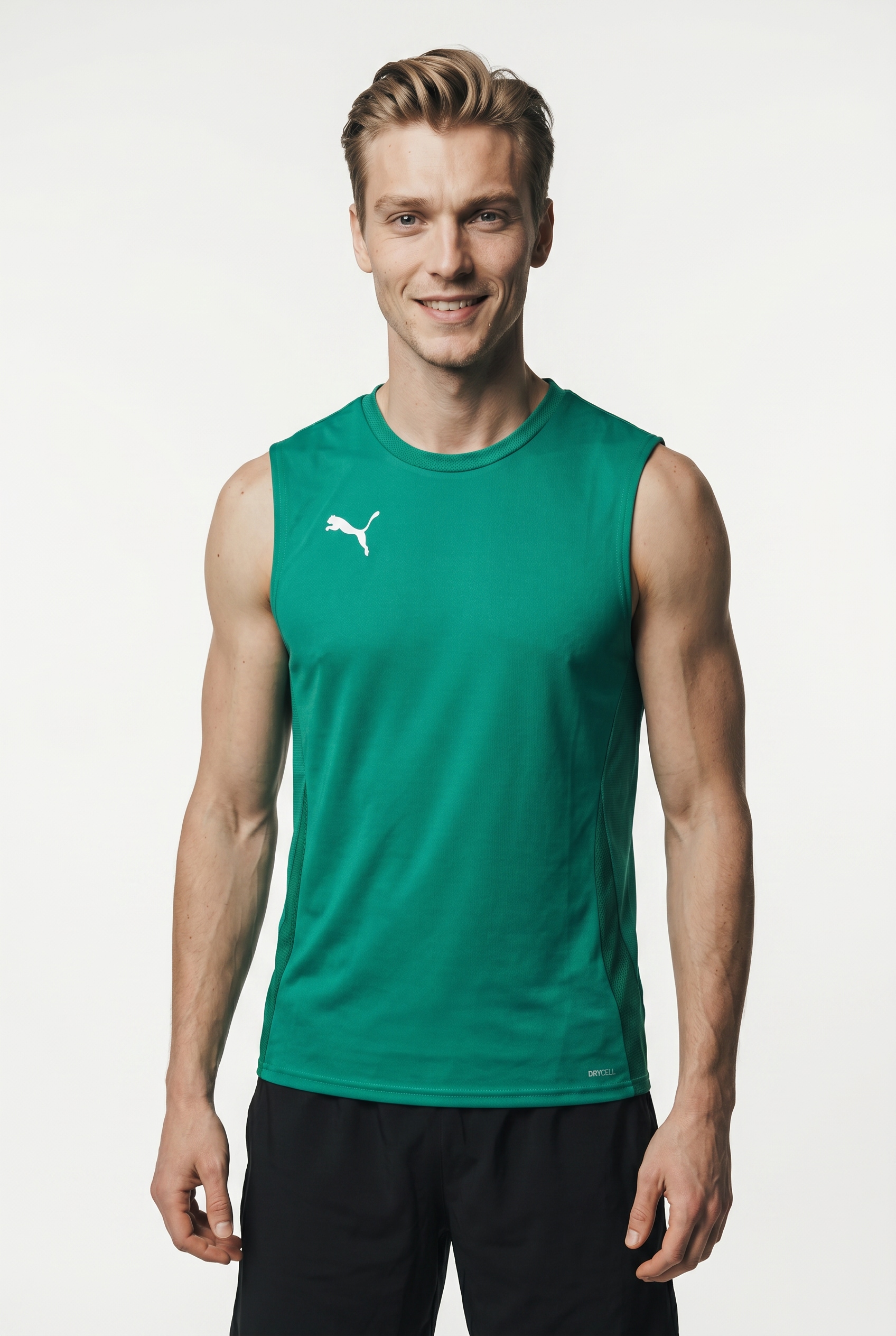 PUMA Fussballtrikot »TEAMGOAL SLEEVELESS JERSEY« für Fussball, ärmellos, sportlicher Stil, aus Interlock-Material