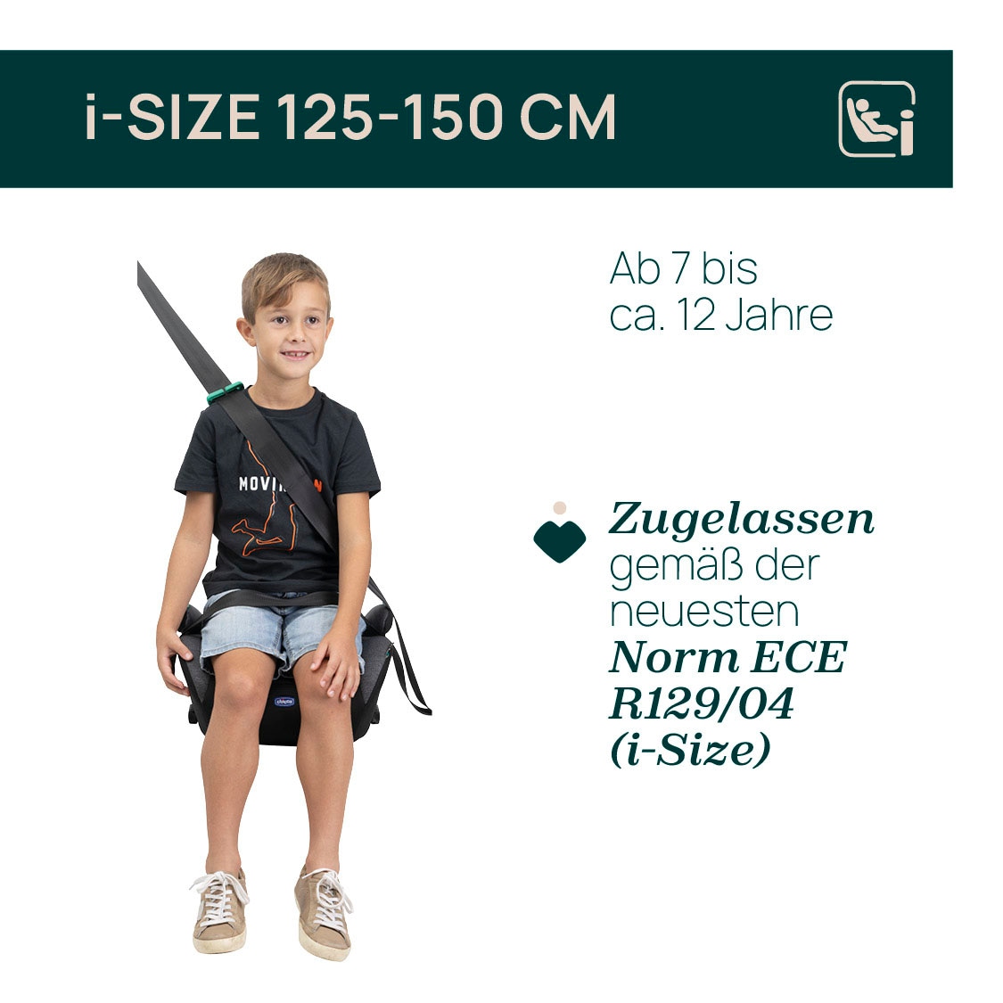 Chicco Kindersitzerhöhung »Quasar Fix I-Size«