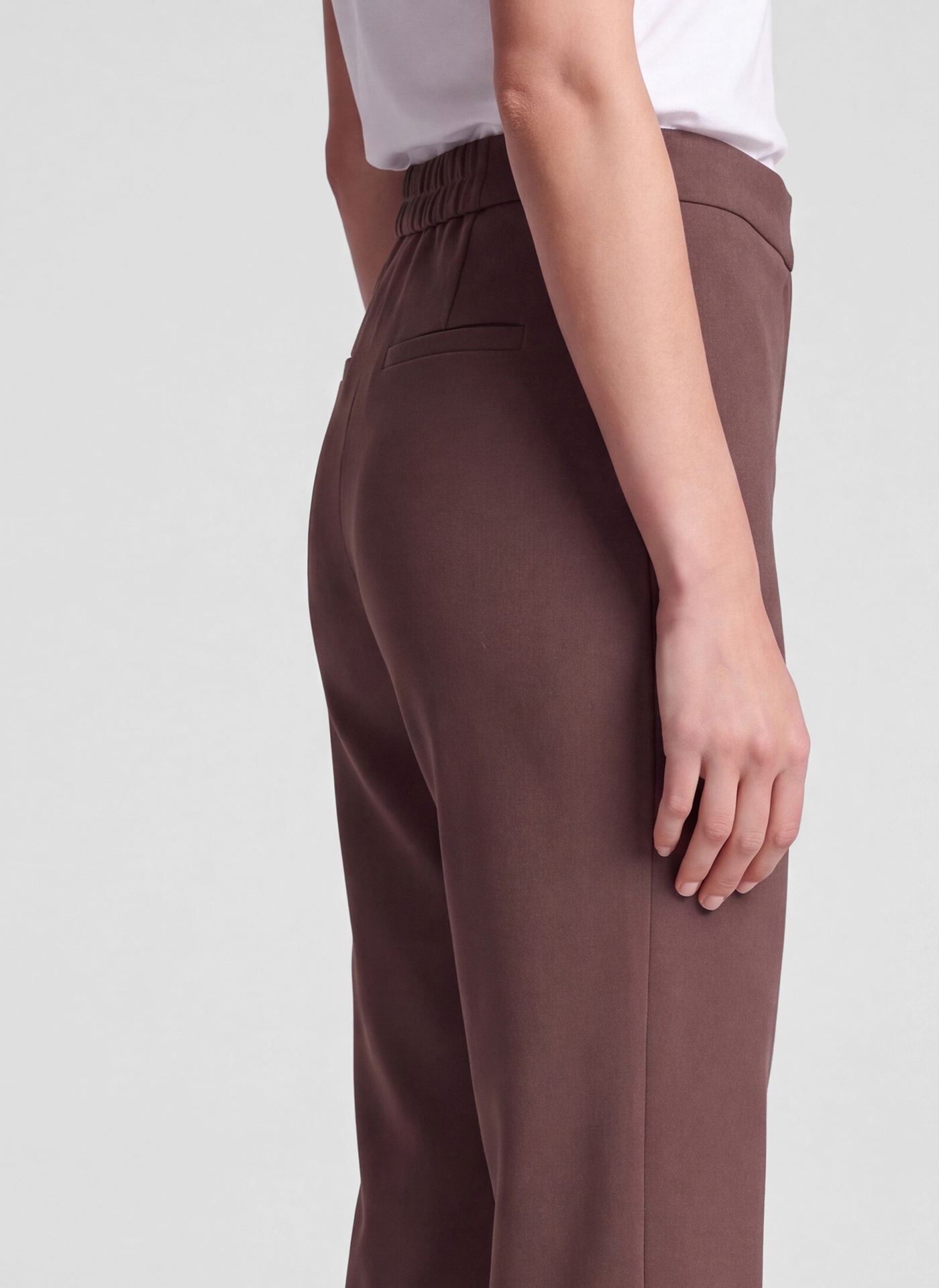 Rabe Pantalon en tissu  unifarben - mit Viskose/Stretch