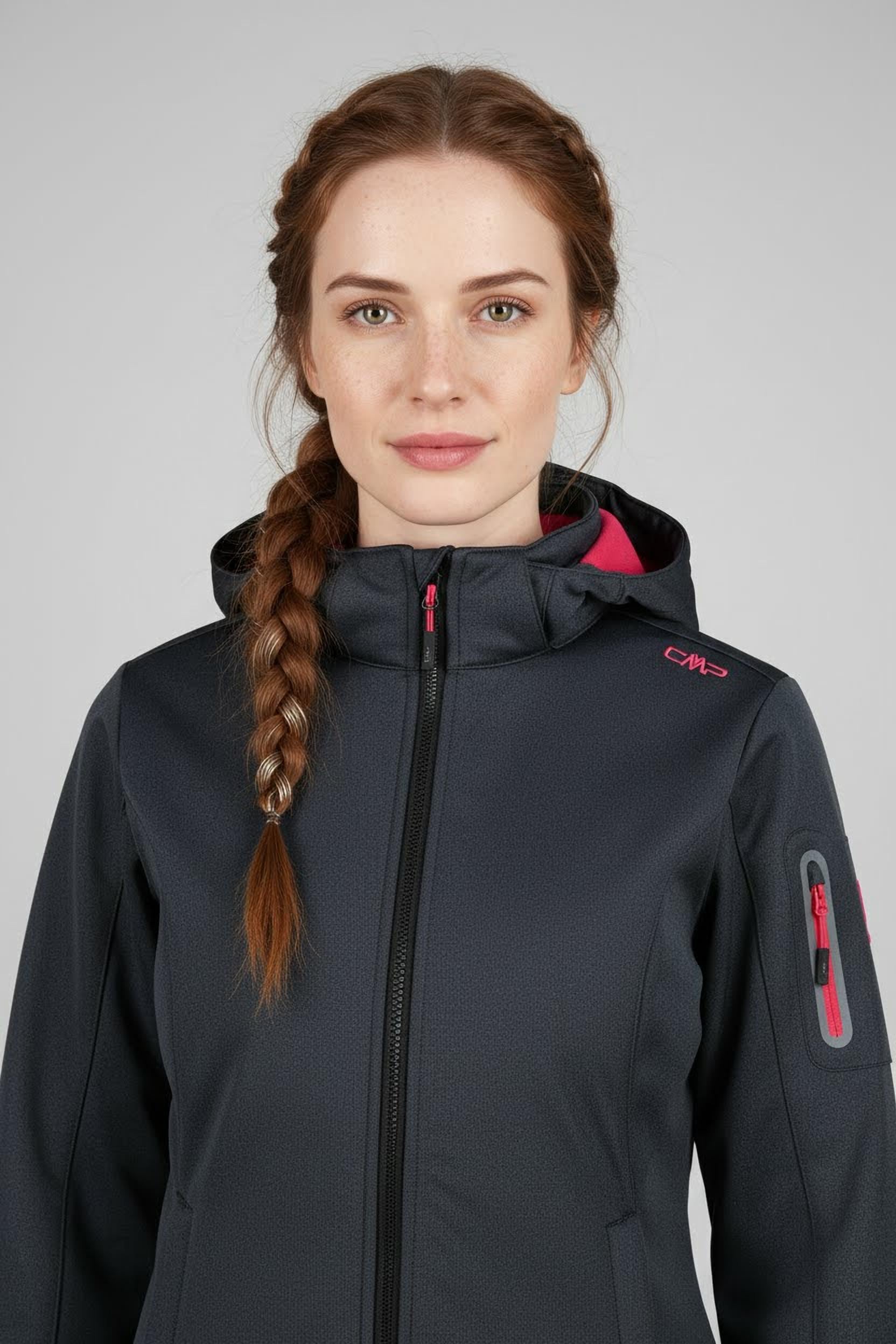 CMP Veste softshell 1 cuis tlg. mit Kapuze