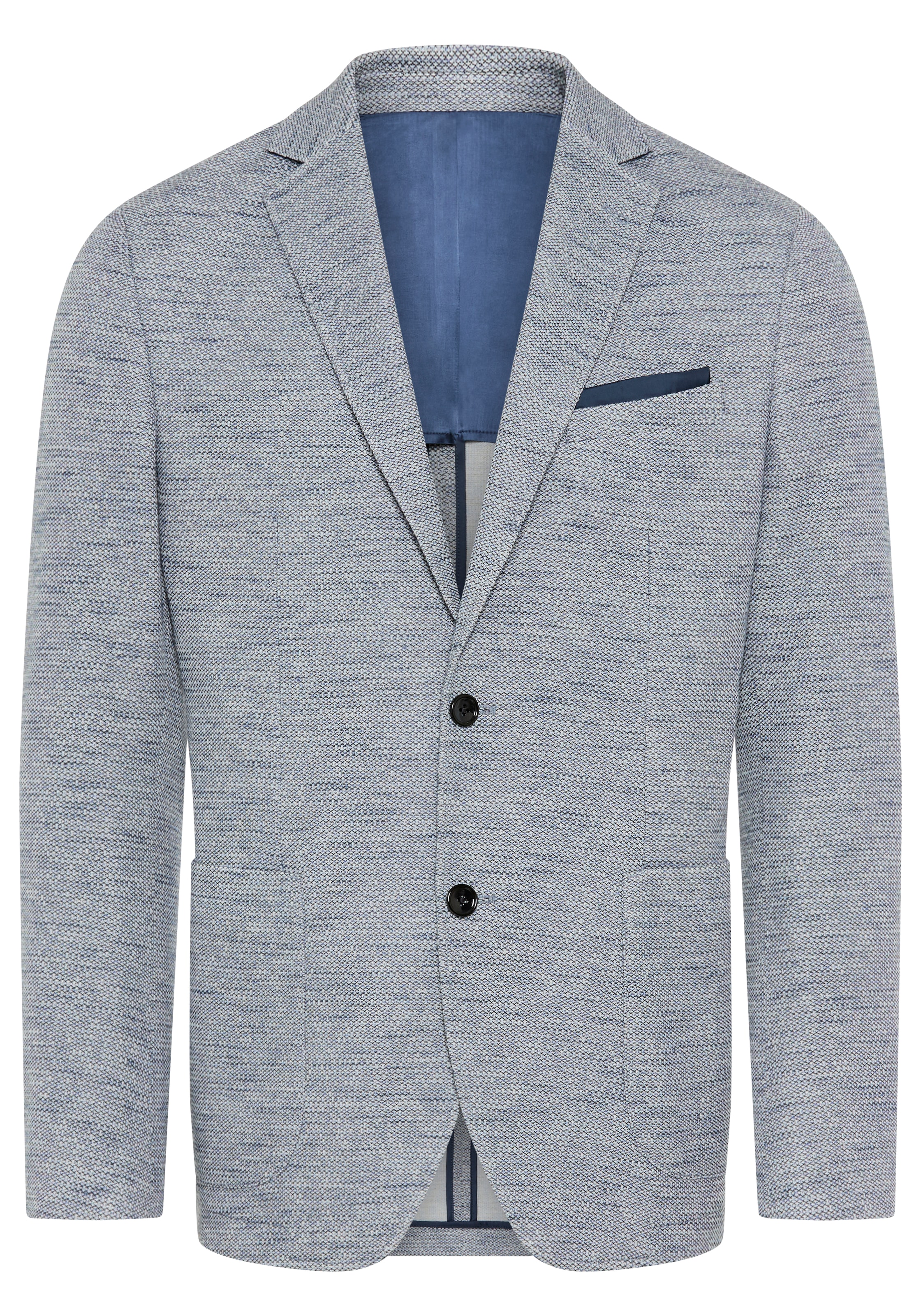 Bruno Banani Veste mit Reverskragen, melierte Optik, Slim Fit Passform