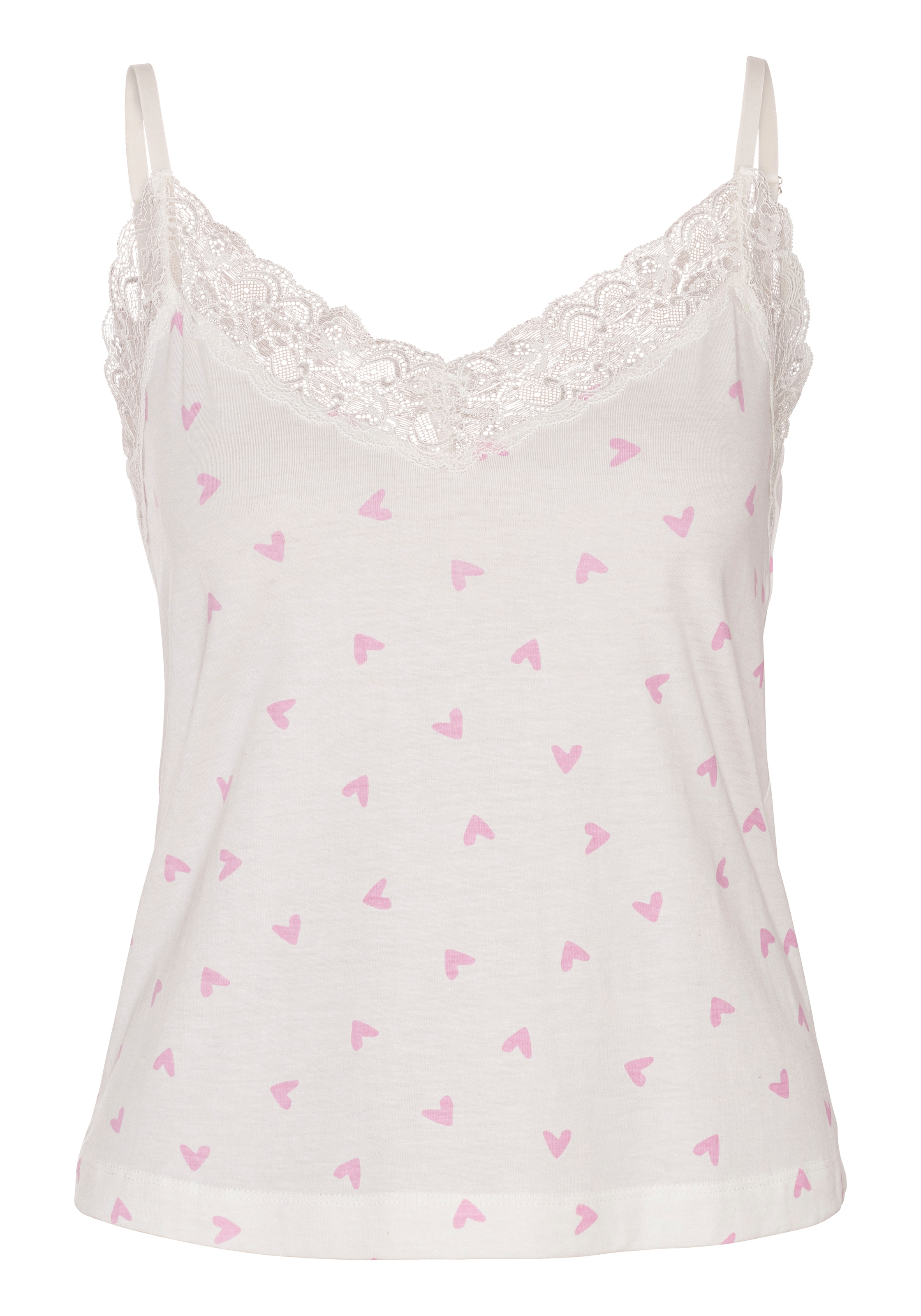 s.Oliver Shorty 2 Stk. tlg., mit schönen Spitzendetails