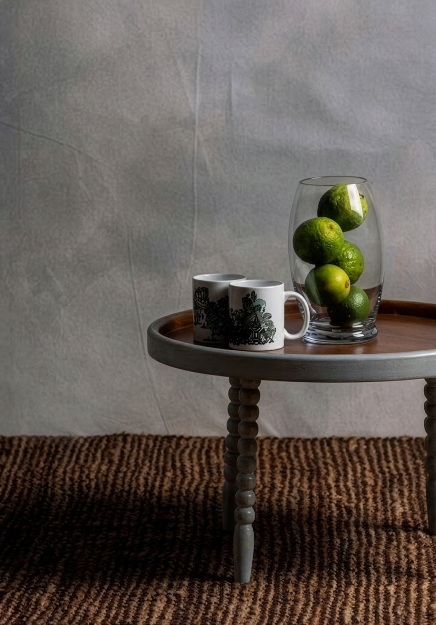 GOODproduct Table basse »Kayakalp« Bois massif de manguier, travail artisanal