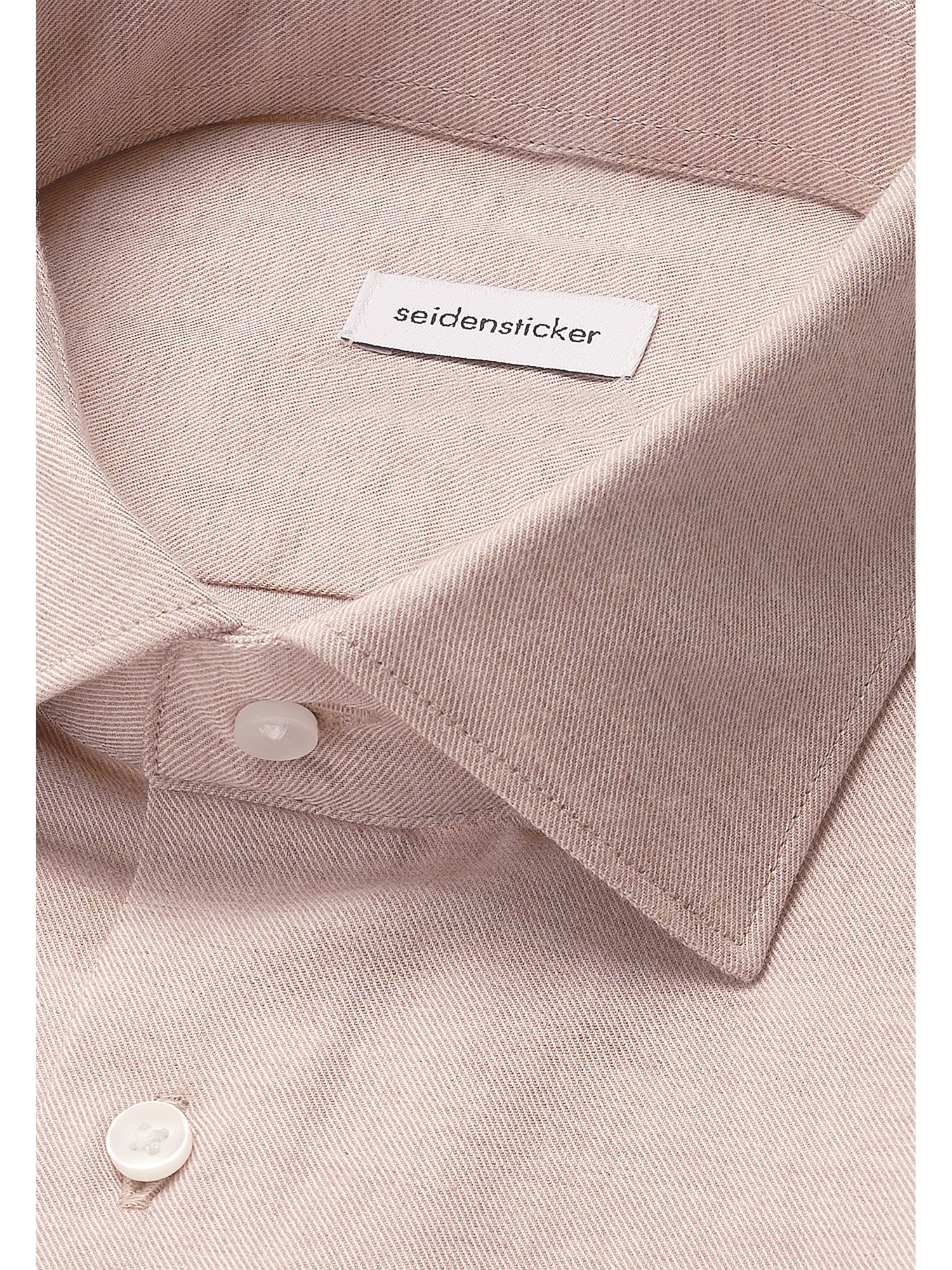 seidensticker Chemise en flanelle »Schwarze Rose« Slim 1/1 Kentkragen Uni