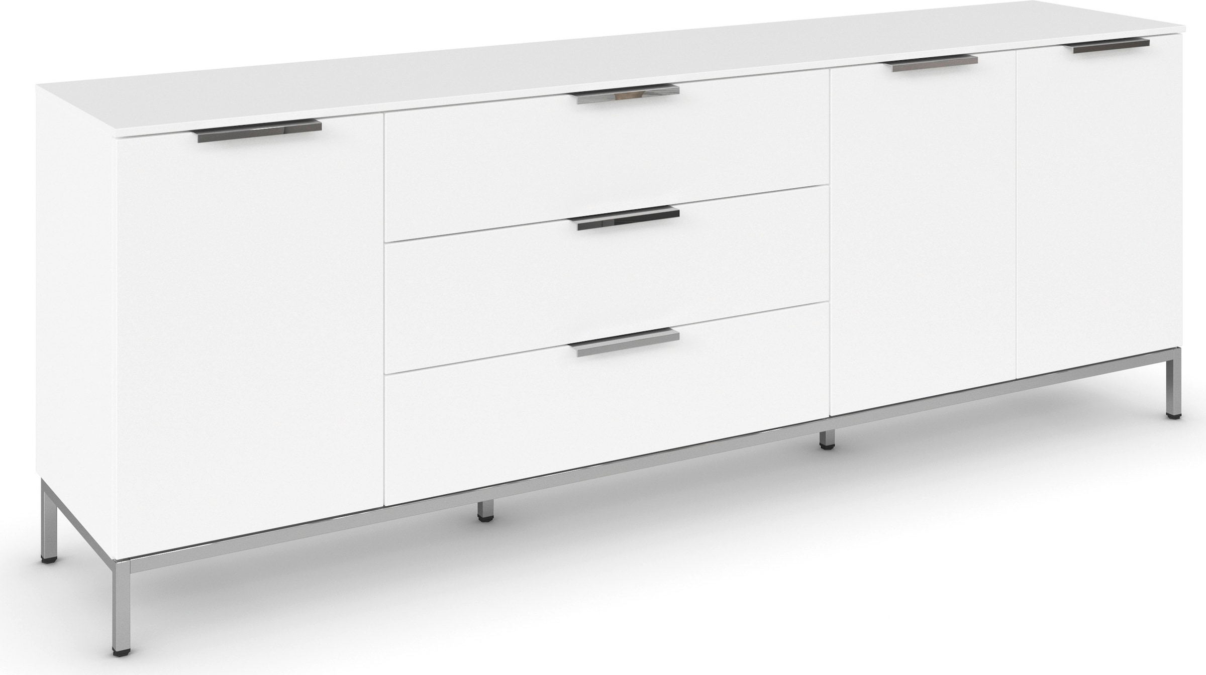 rauch Kombikommode »Kommode Türkommode Sideboard Kombikommode FLIPP« Breite 200 cm mit 2 Einlegeböden,  3-türig mit  3 Schubladen und Soft-Close-Funktion