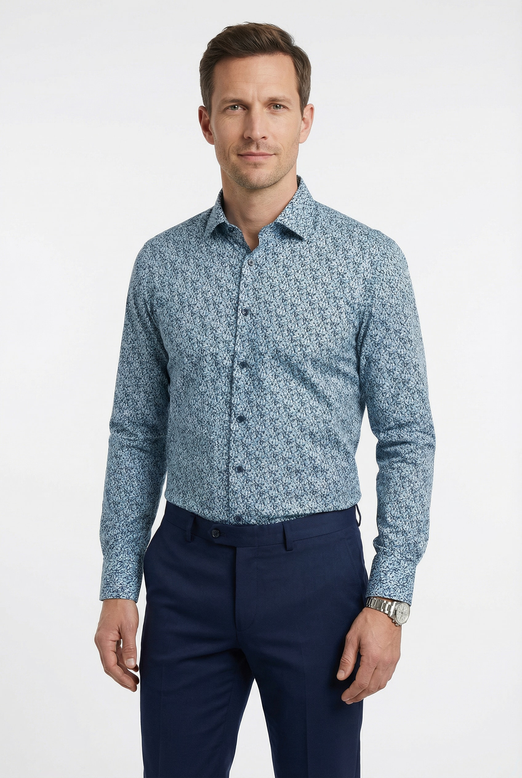 OLYMP Langarmhemd »Luxor« New Kentkragen, comfort fit