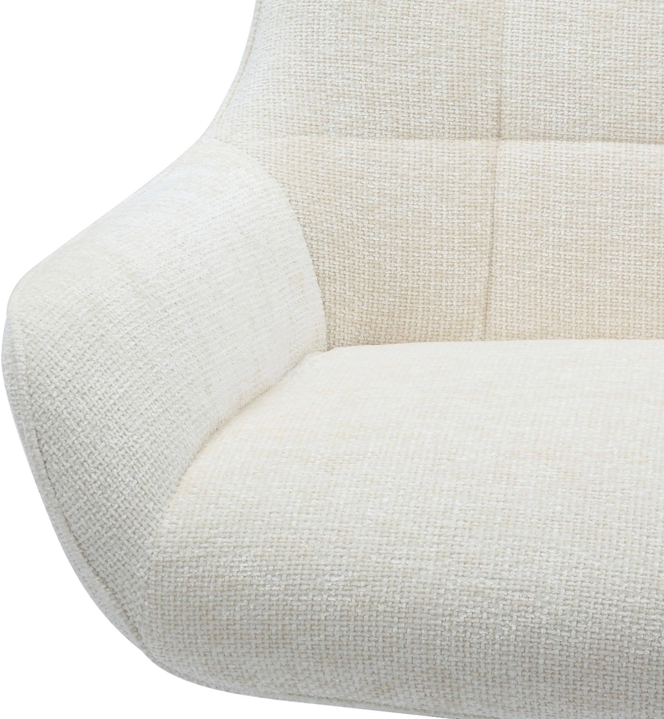 SalesFever Fauteuil pivotant »Komfortabler Drehsessel zum Entspannen« Sitzfläche mit Taschenfederkern