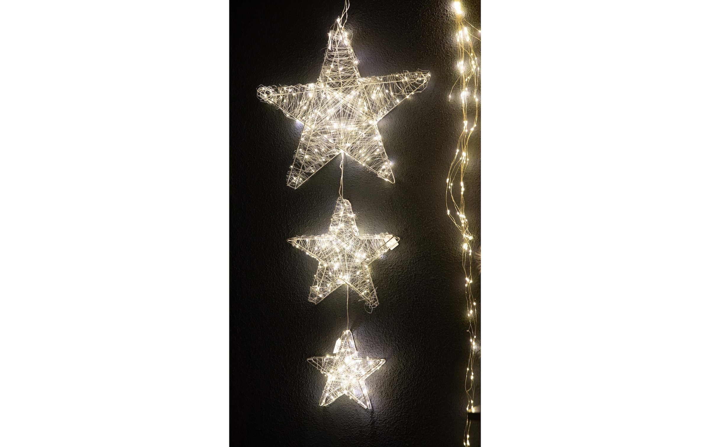   LED Dekofigur »Dameco Stern 80 LEDs« Warmweiss