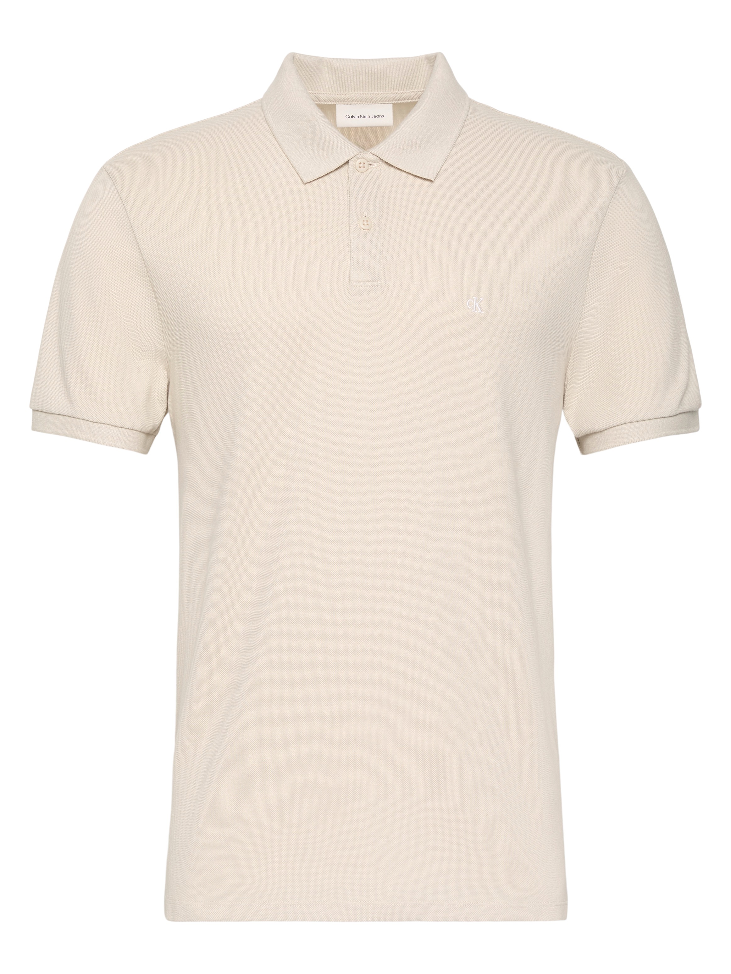 Calvin Klein Jeans Poloshirt »SS CASUAL PIQUE CLASSIC POLO« Mit Rundhalsausschnitt