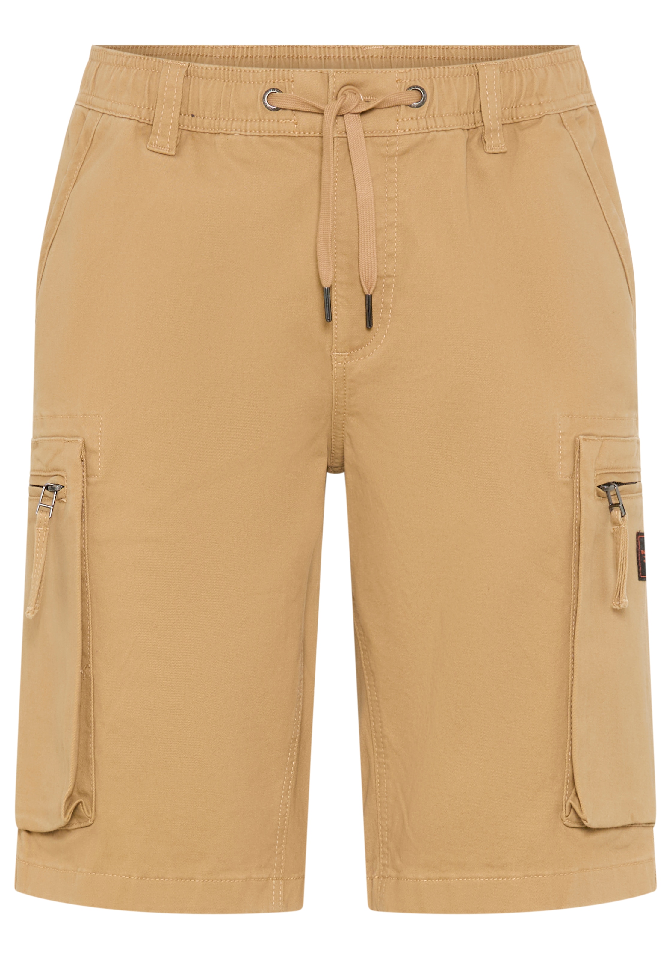 Bruno Banani Short cargo »Dehnbund«  Cargohose mit geradem Bein, mit Bindeband am Bund