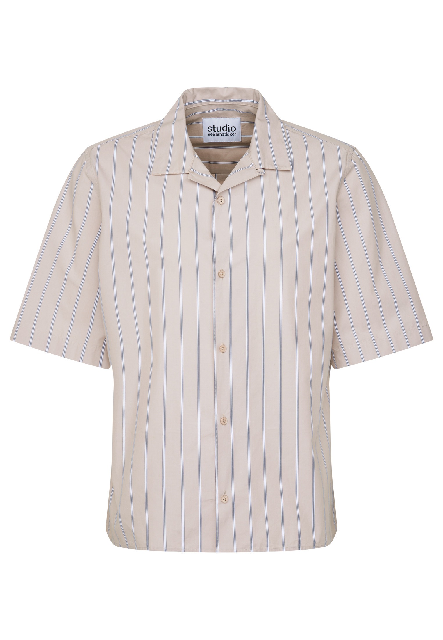 studio seidensticker Businesshemd »Studio« Regular 1/2 Reverskragen Streifen