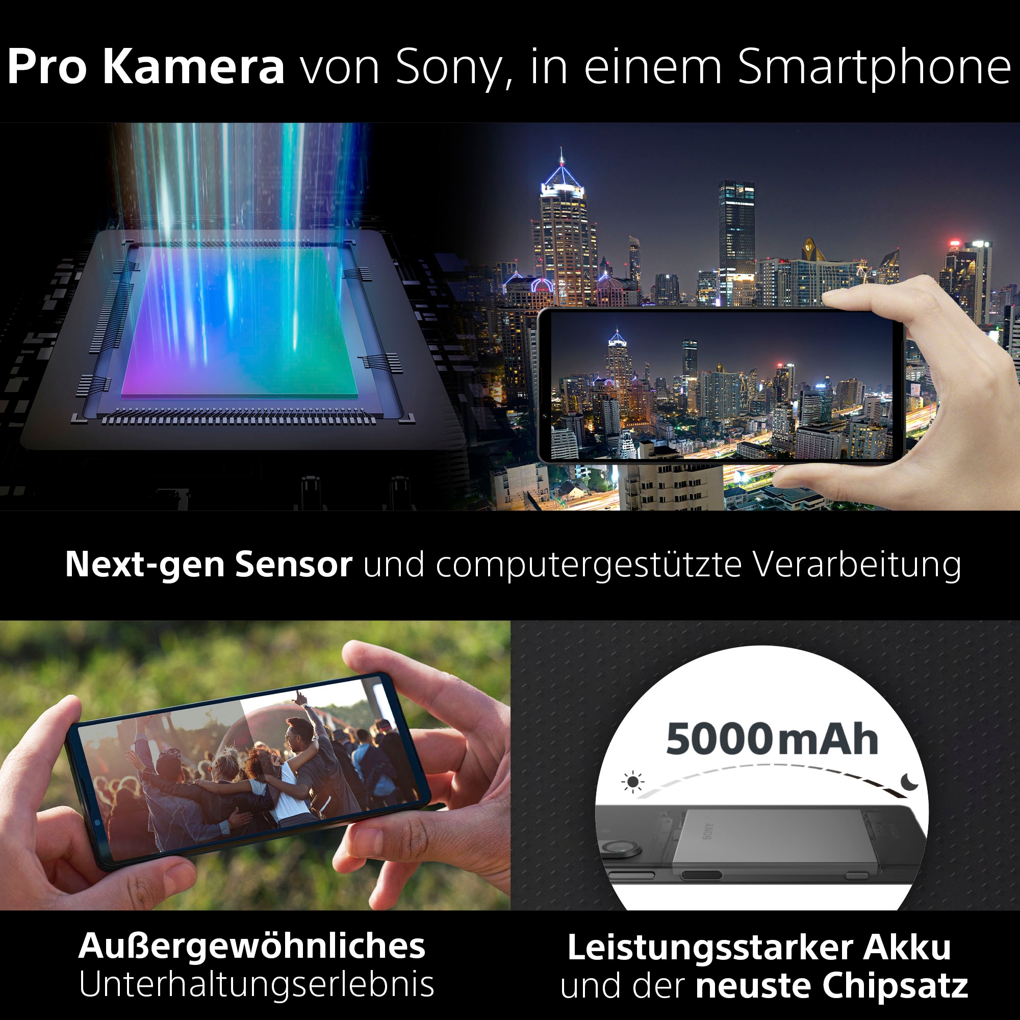 Sony Smartphone »XPERIA 1V« Platin-Silber