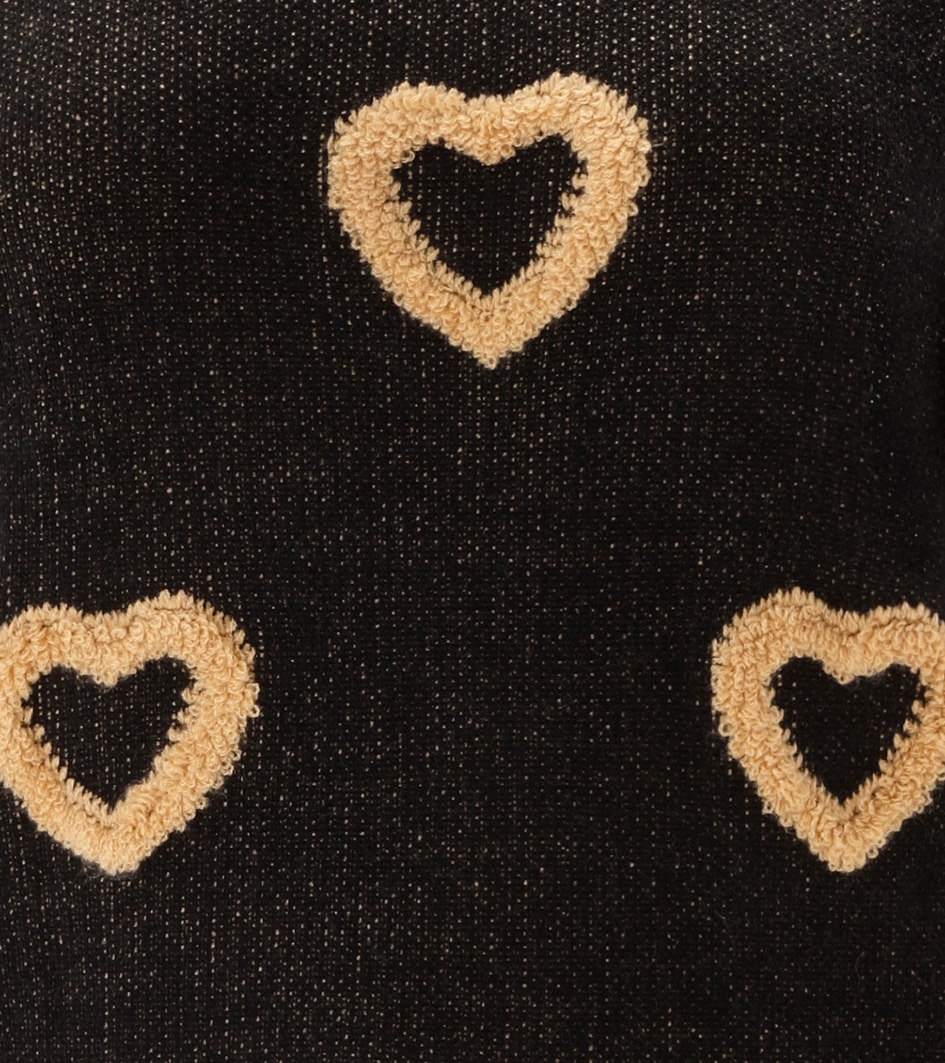 Aniston PLUS Pull en tricot Avec cœurs tricotés en relief