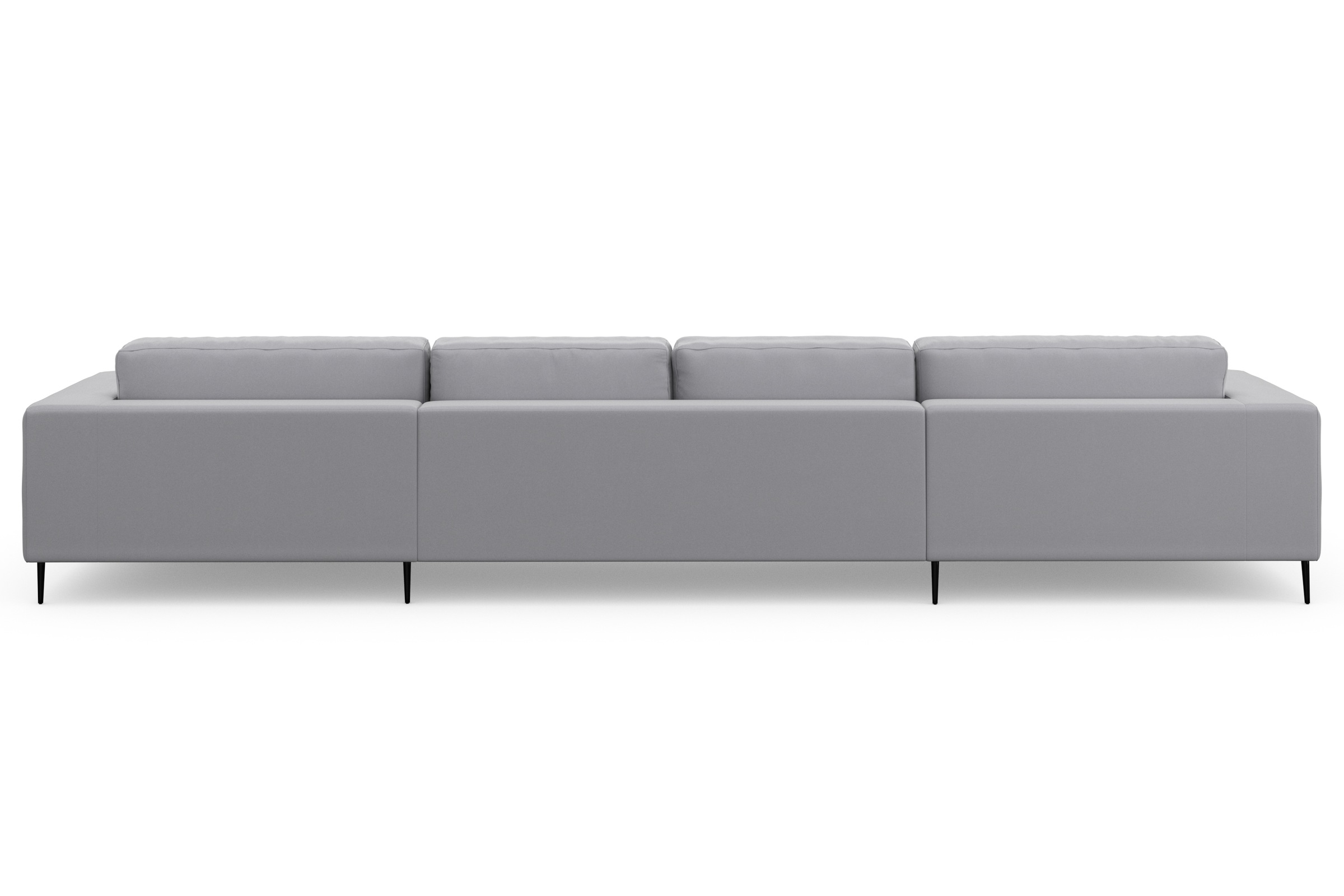 DOMO collection Wohnlandschaft »Modica U-Form aktuelles, kubisches Design mit 2 Recamieren, viel Platz« XXL, auch in Cord, Fusshöhe passend für gängige Saugroboter!