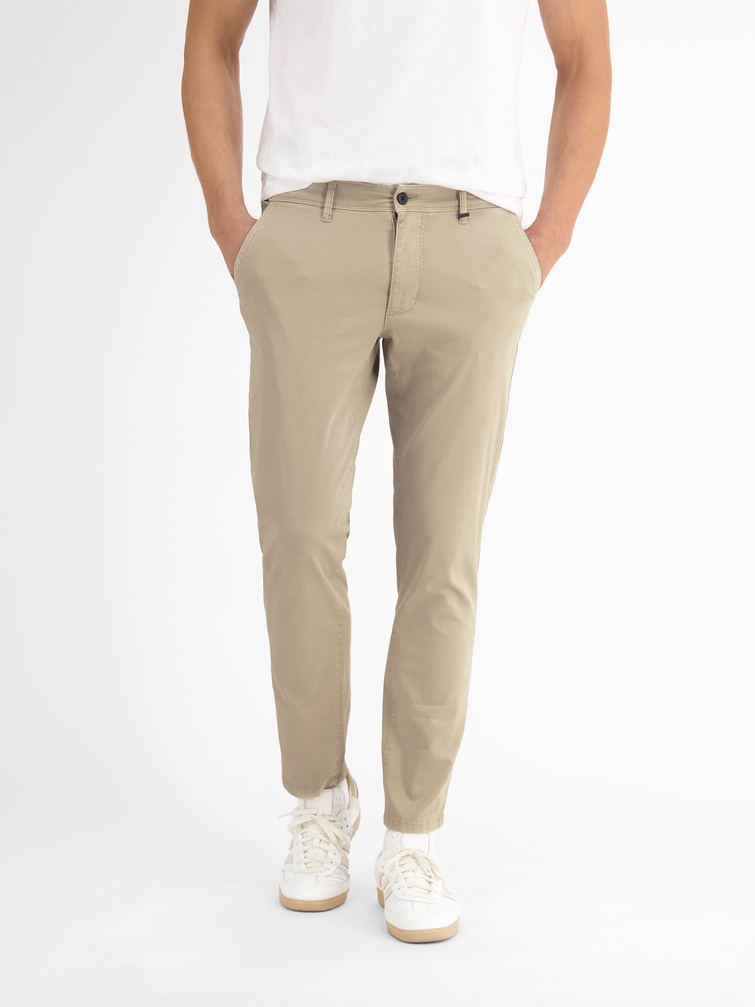 LERROS Jeans à 5 poches »LERROS Basic Chino in Strukturqualität, SLIM FIT«