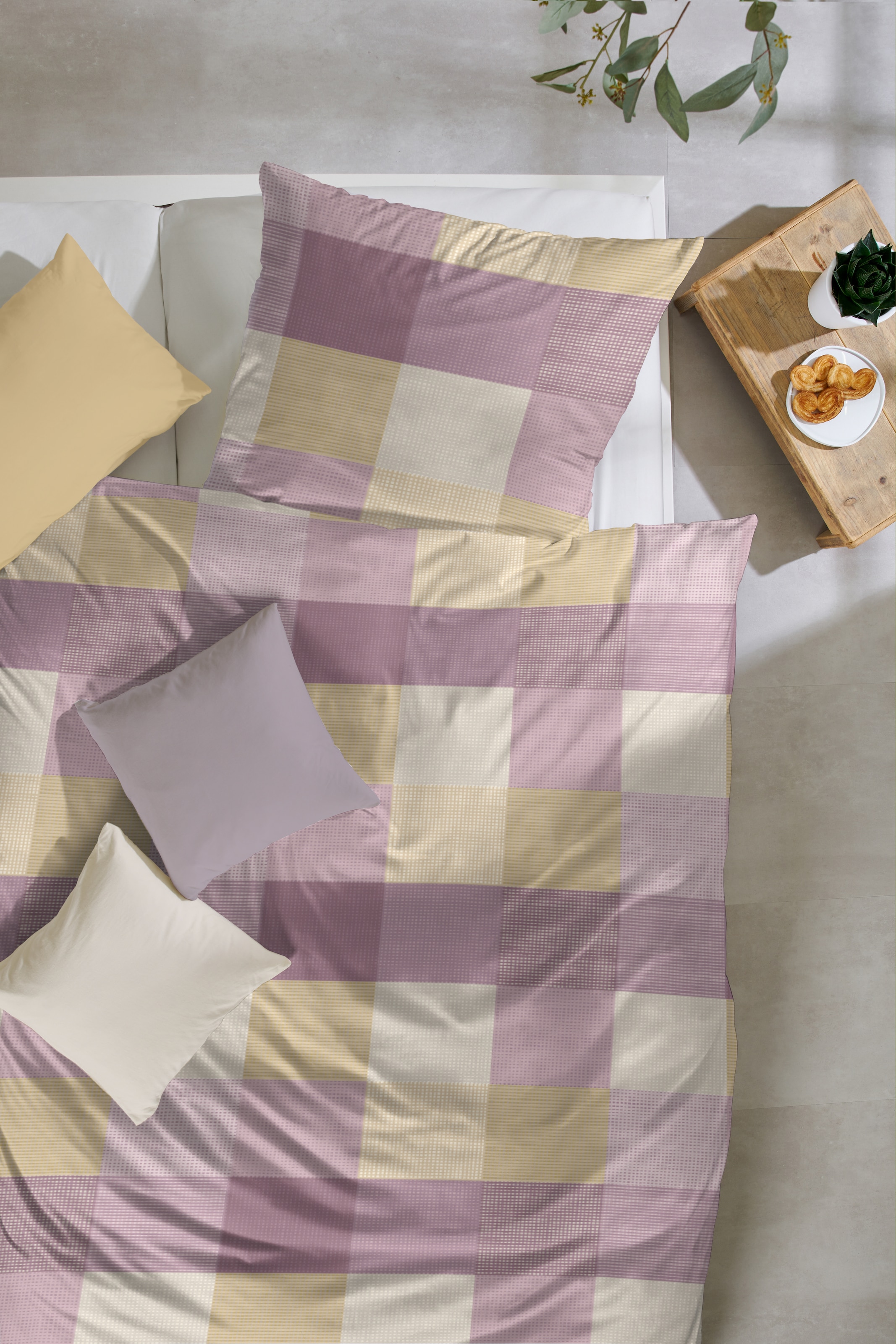 Primera Linge de lit »Feinbiber-Bettwäsche« 2 cuis doux comme du velours et naturellement en pur coton