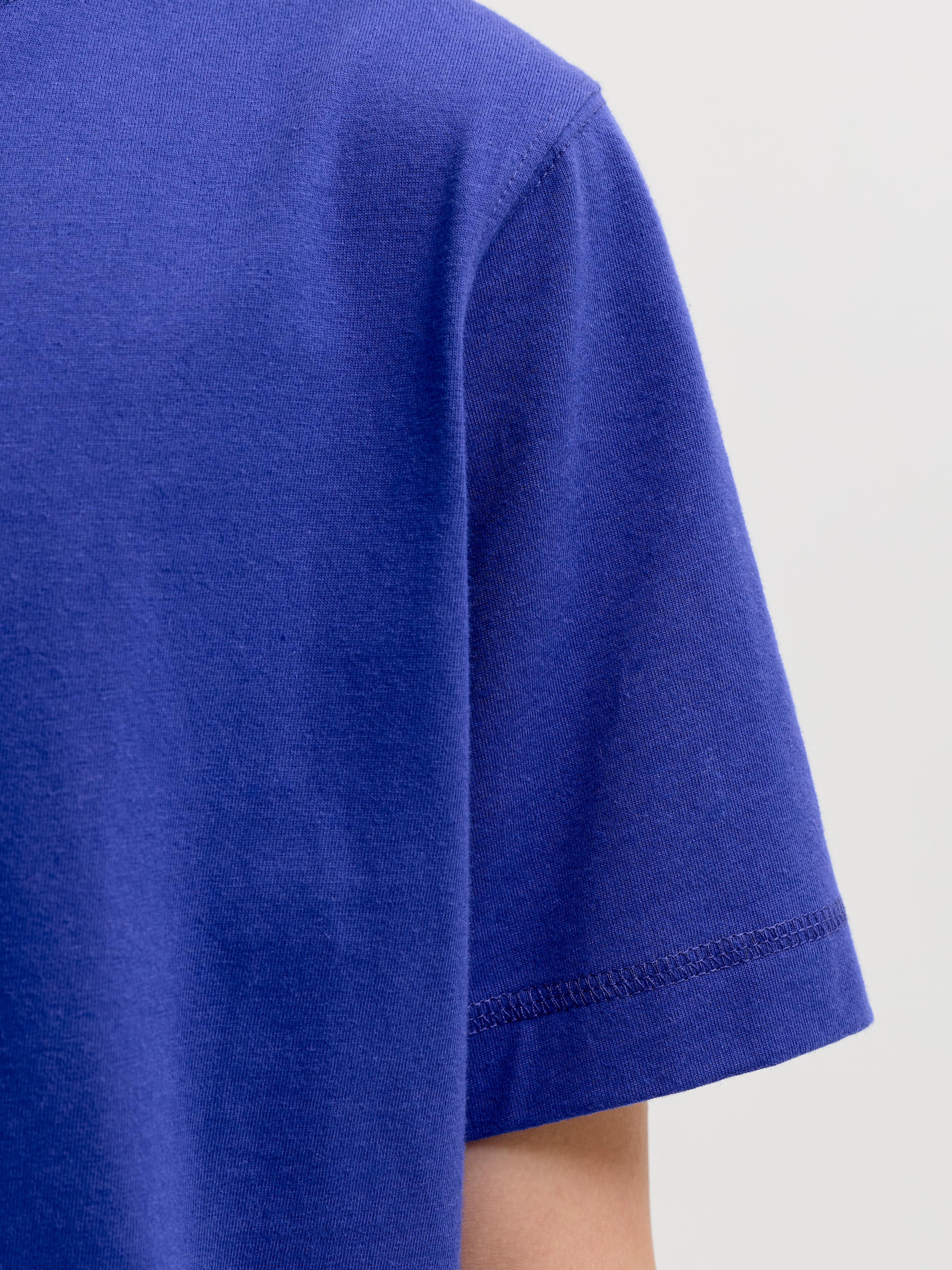 Jack & Jones Junior T-Shirt »JORNORREBRO EMB TEE SS CN NOOS JNR« Baumwolle, relaxed fit, Kurzarm